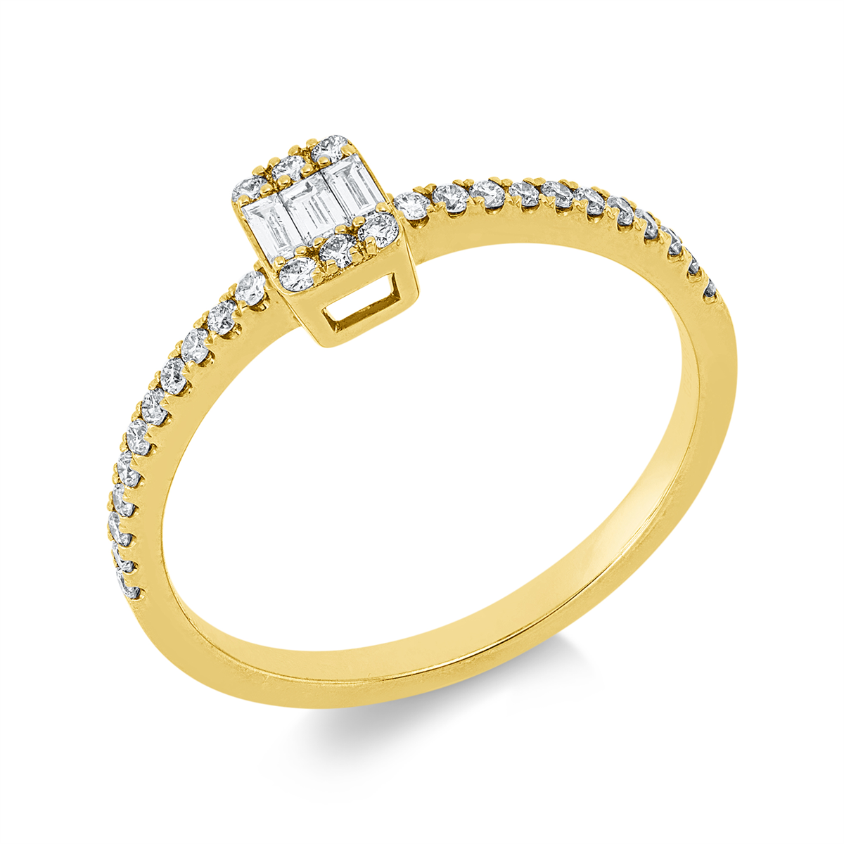 baguette illusion ring - 1IM44