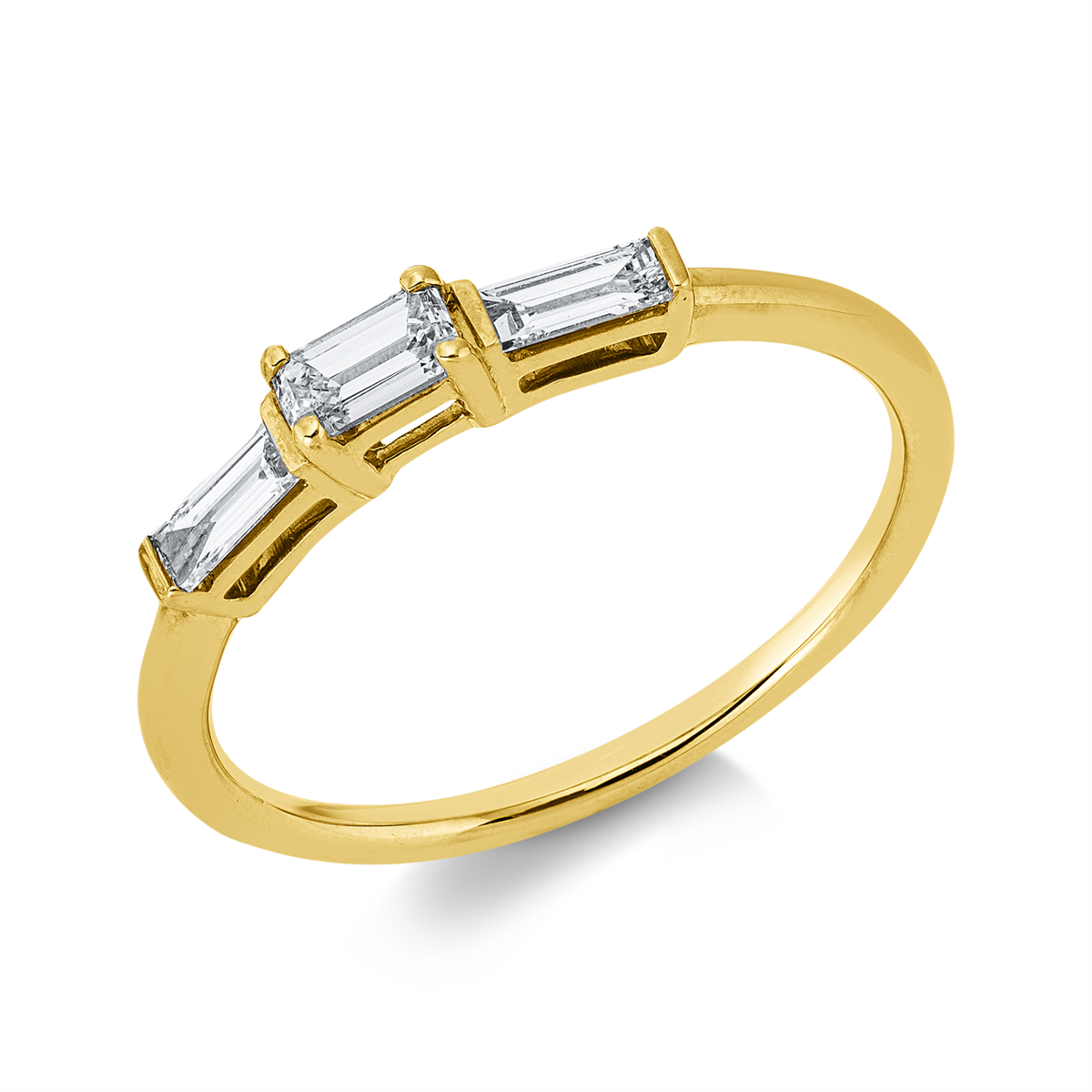 solitaire with accent stones ring - 1IX93