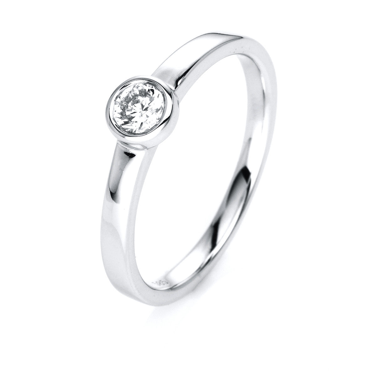solitaire ring - 1J133