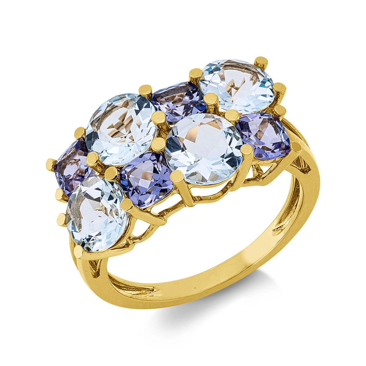 colored stone fashion ring - 1JA97