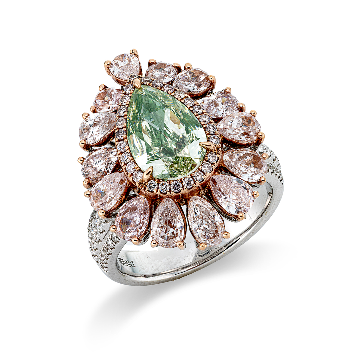 fancy colored diamond ring - 1JA98