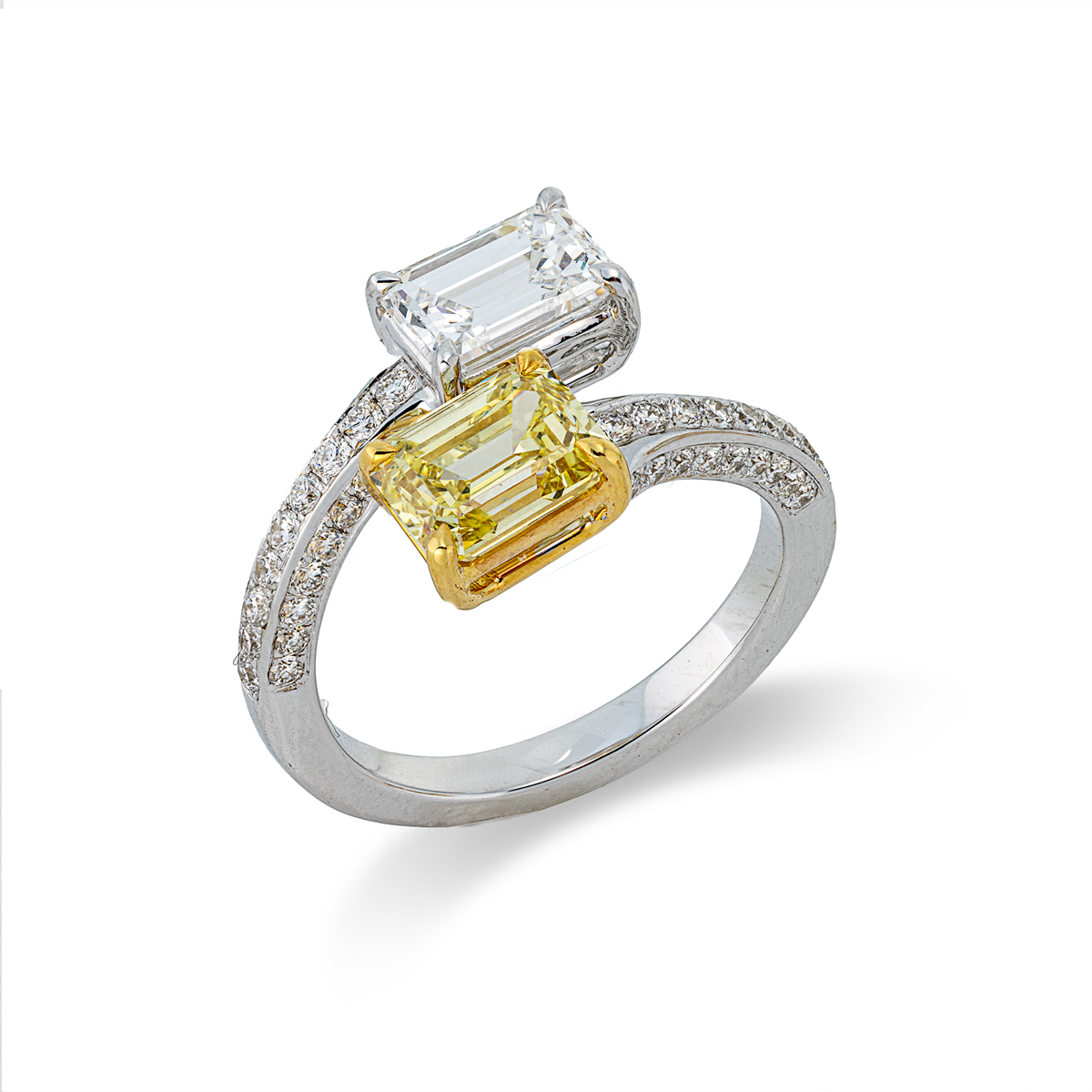 fancy colored diamond ring - 1JH64