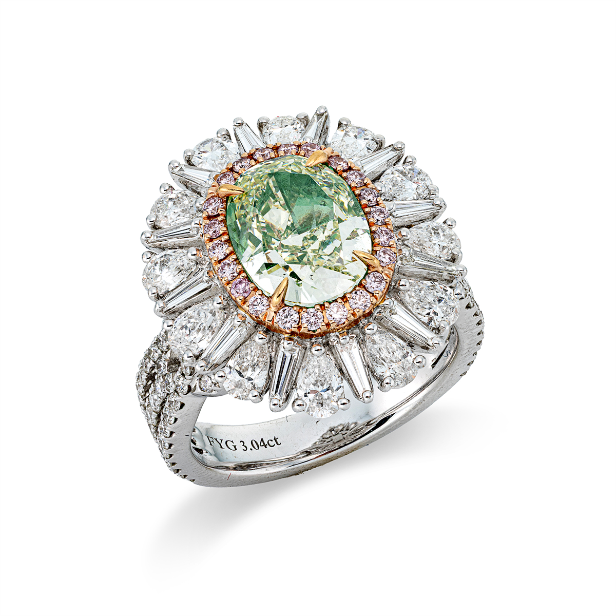 fancy colored diamond ring - 1JK15