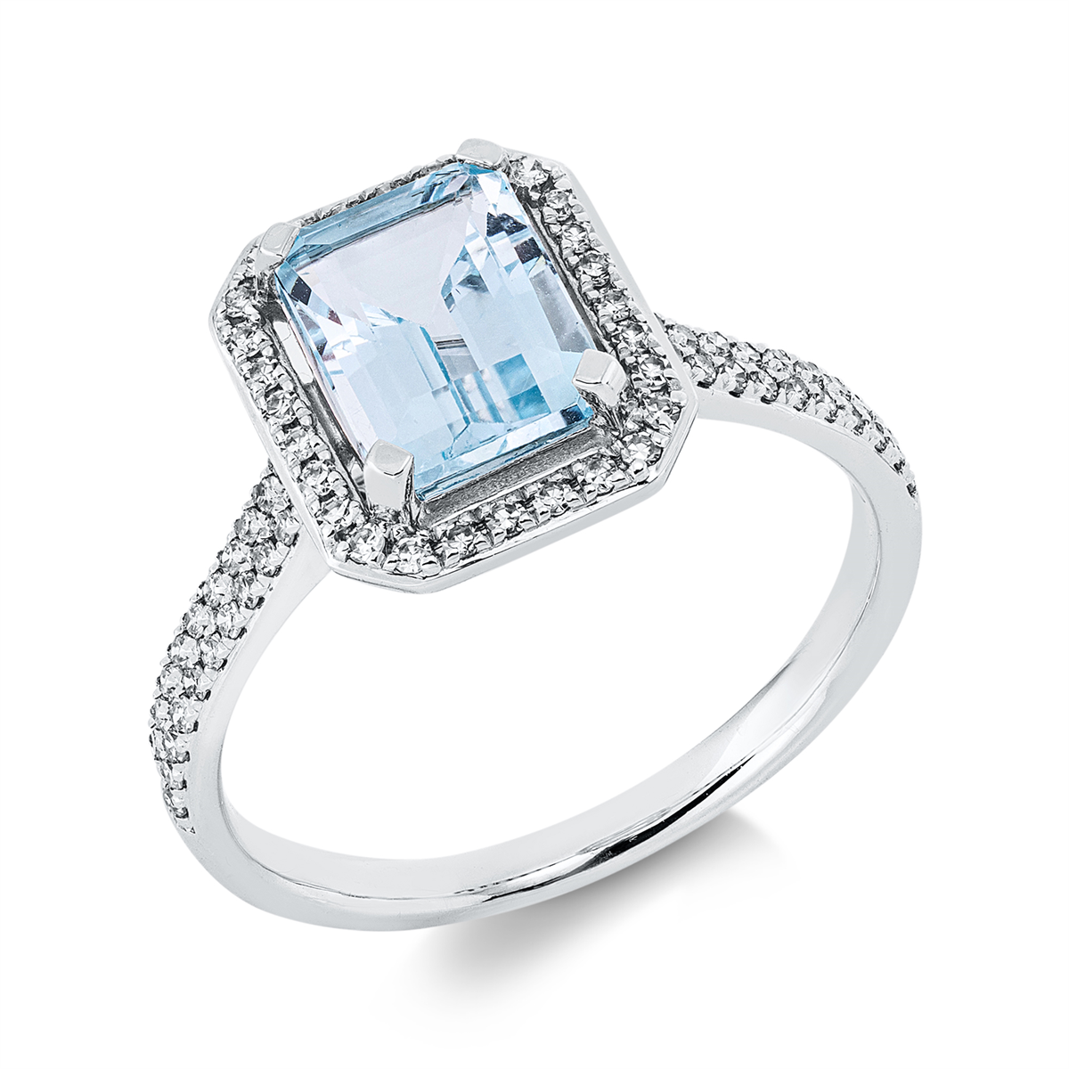 diamond single cut topaz colored stone fashion ring in white gold