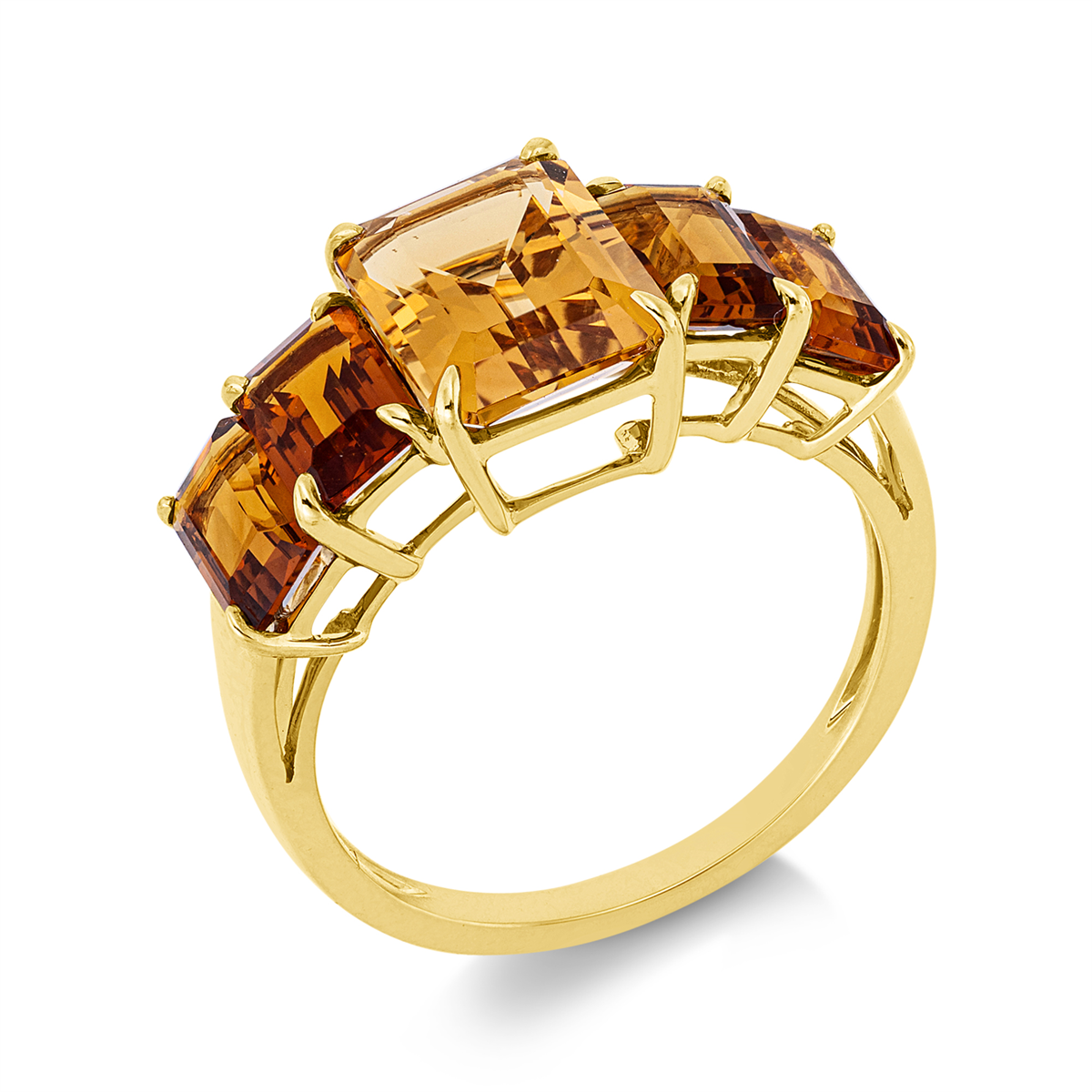 colored stone classic ring - 1KH56