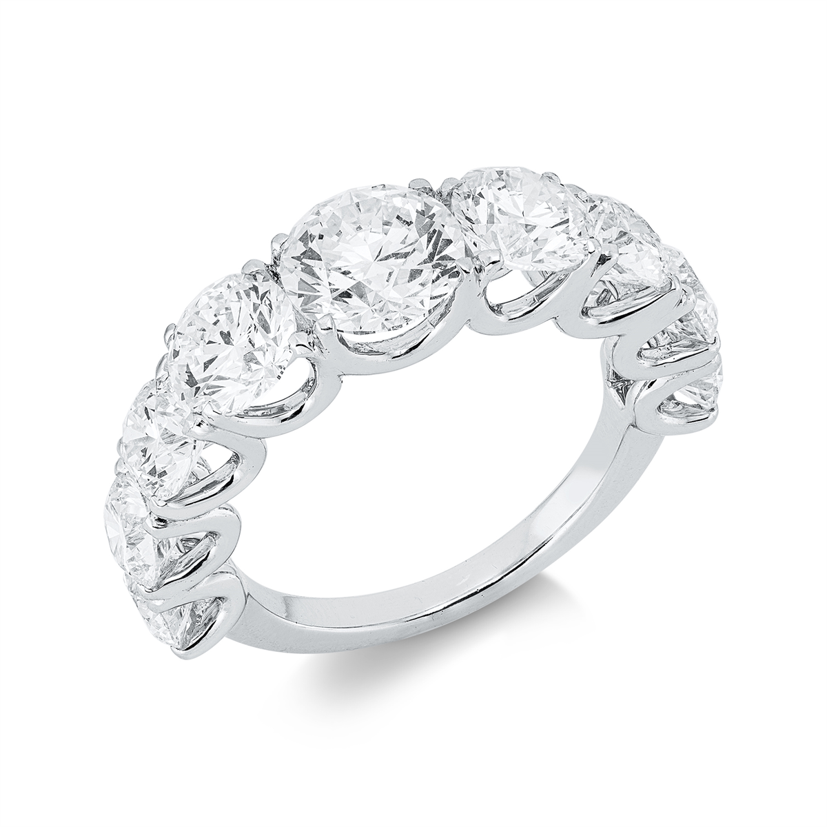 diamond full cut exclusive ring in white gold