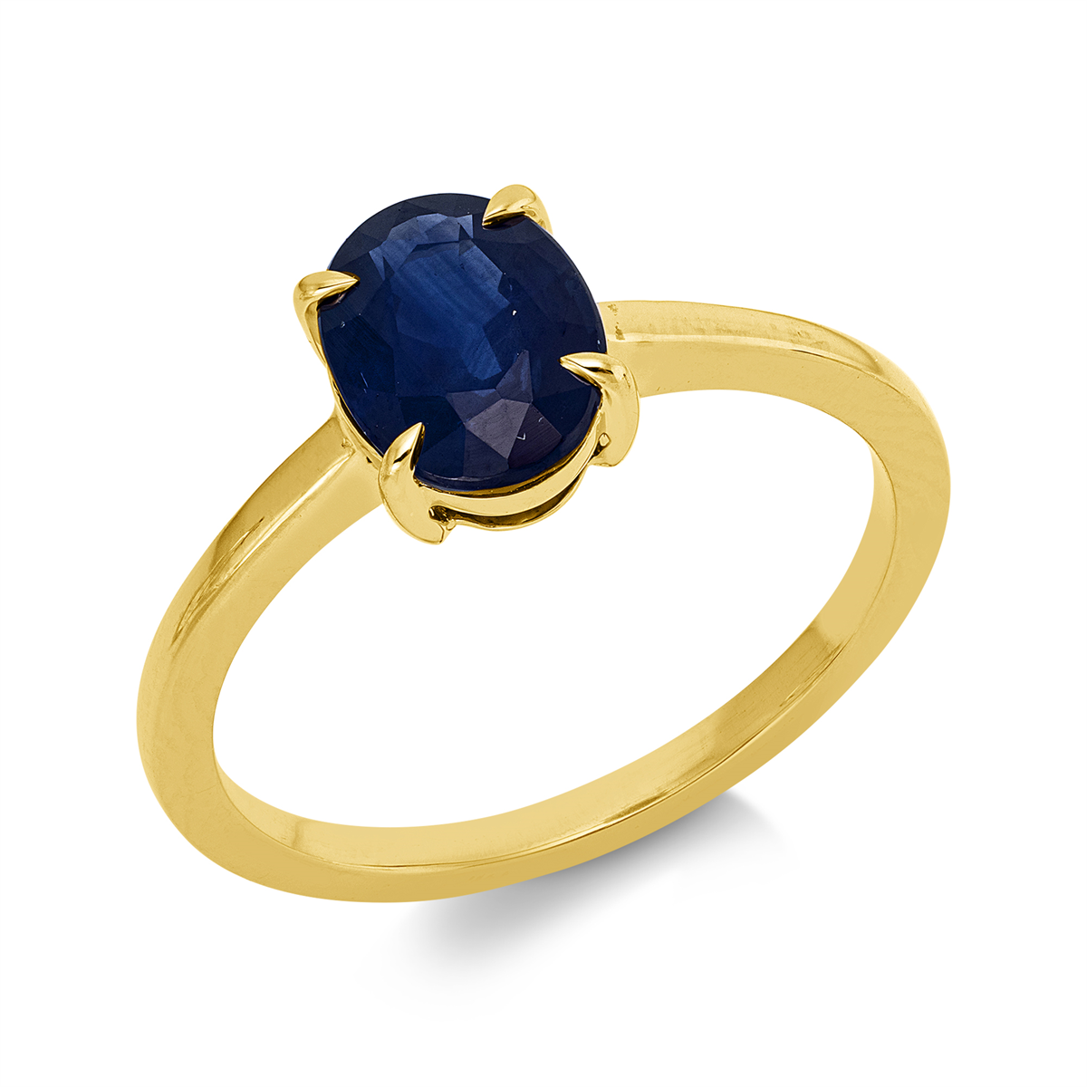 colored stone classic ring - 1KZ27