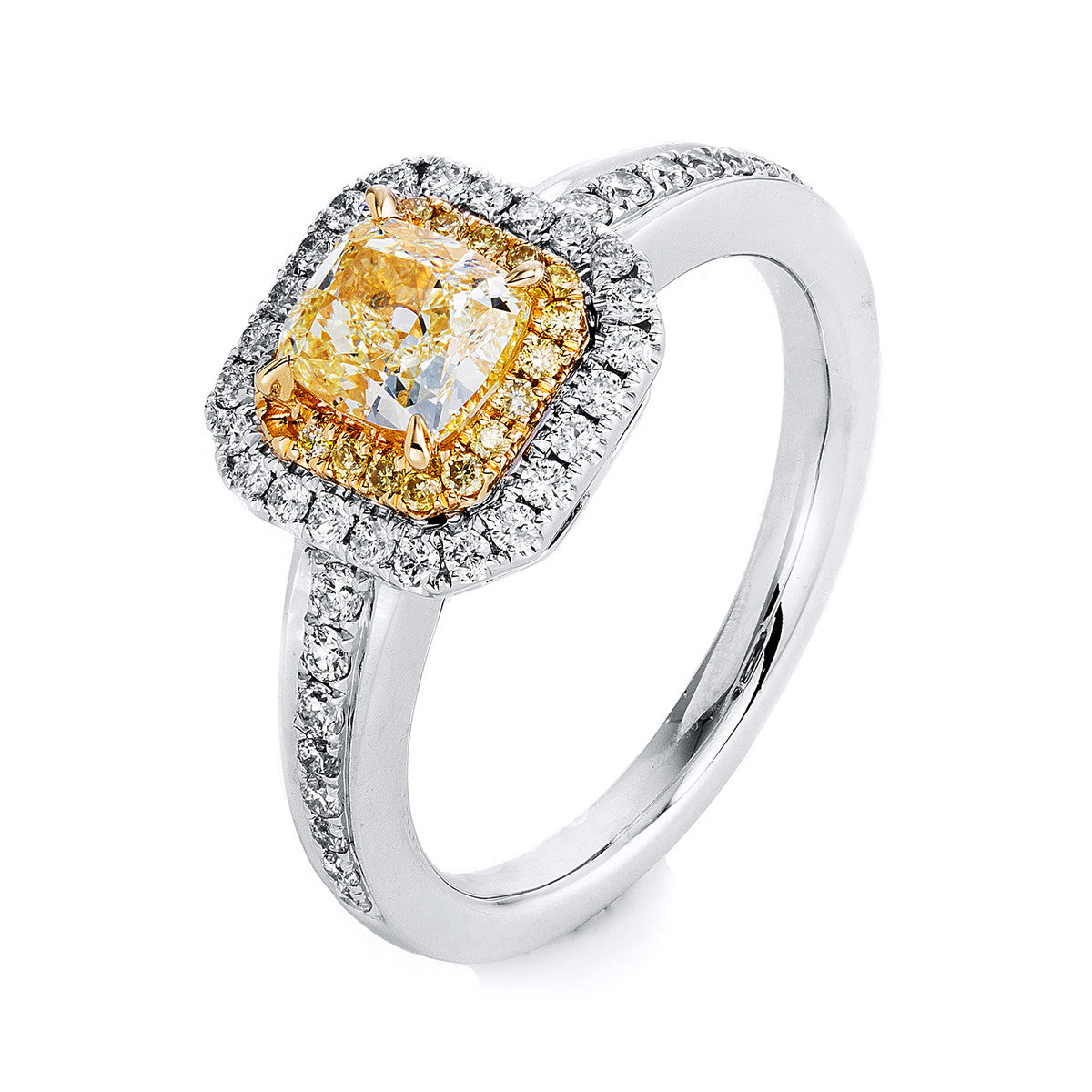 fancy colored diamond ring - 1L712
