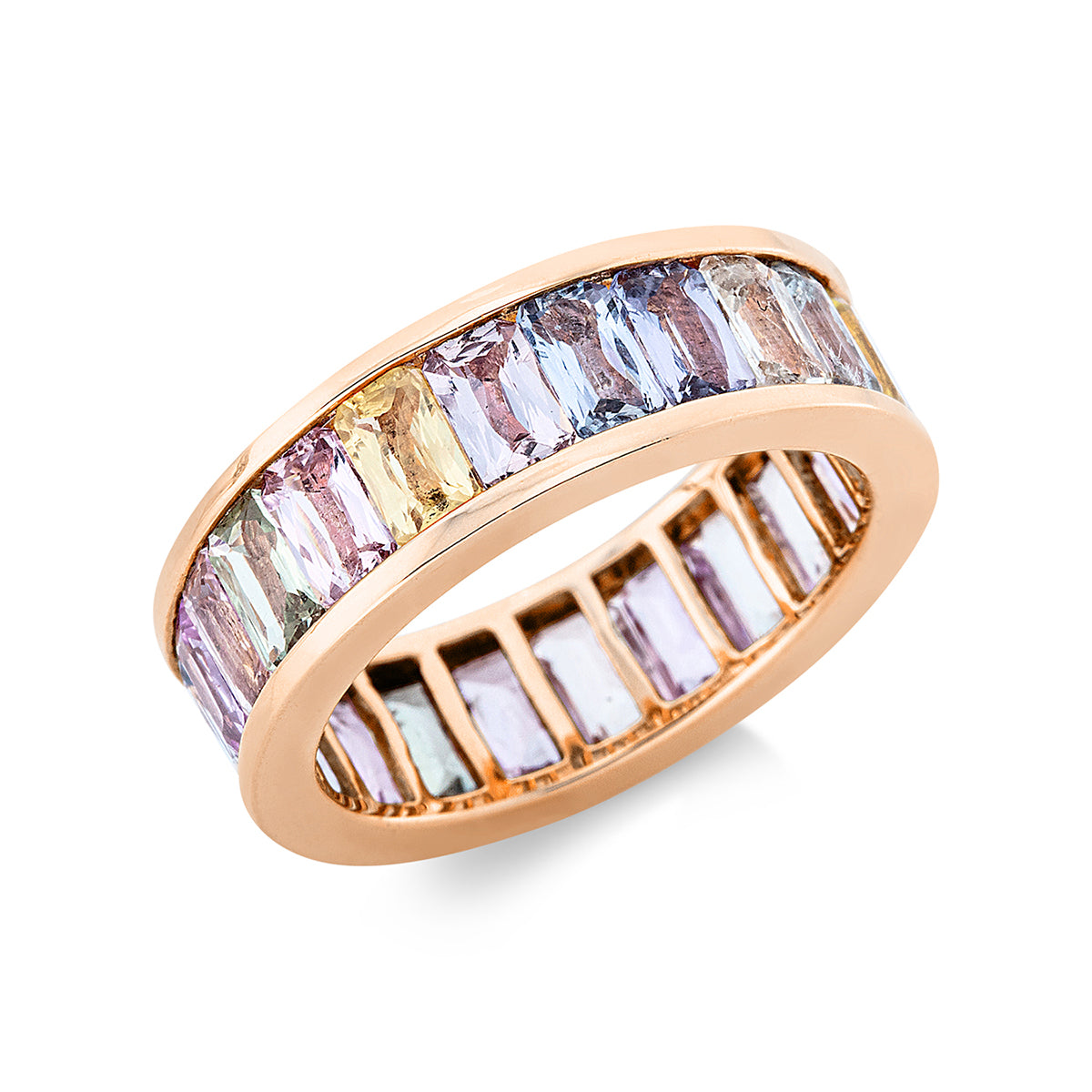 colored stone classic ring - 1O217