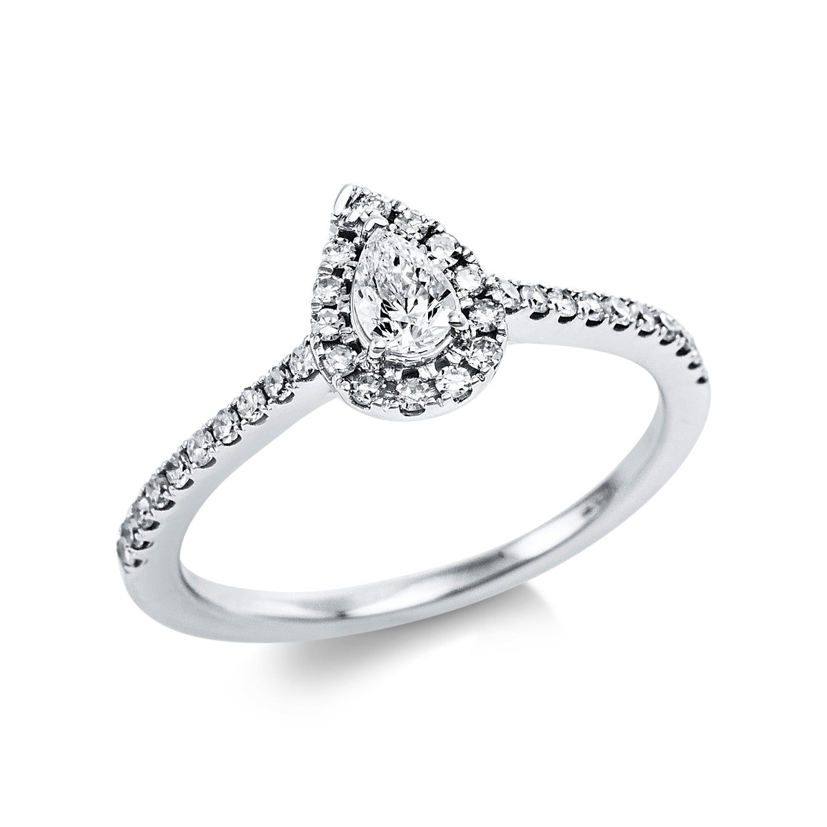solitaire with accent stones ring - 1V623