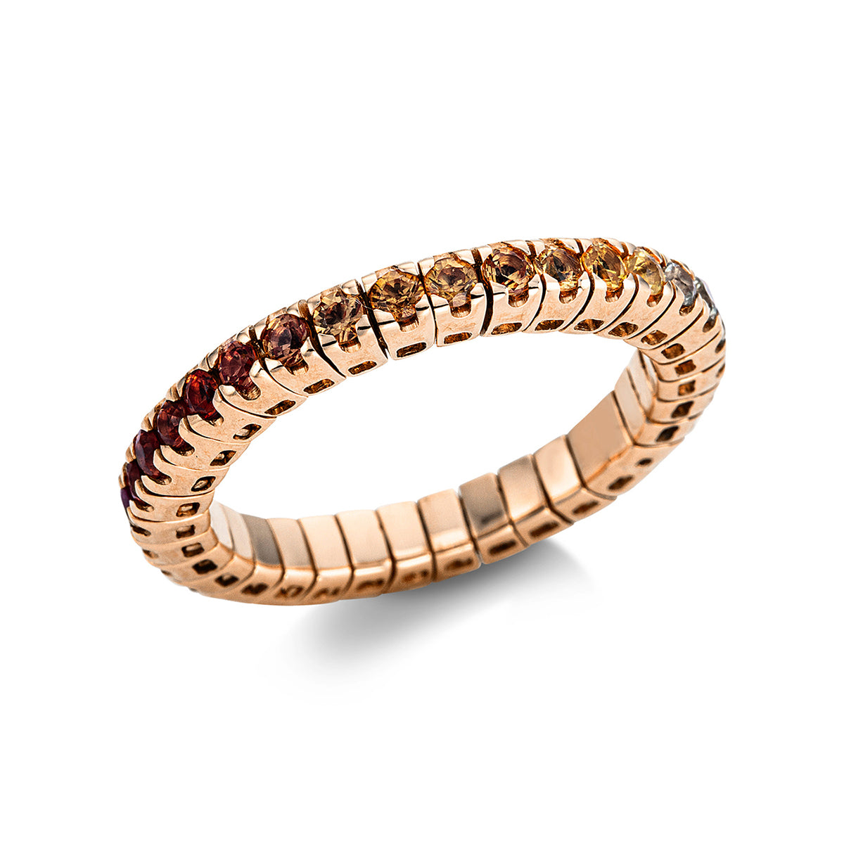 gekleurde steen klassieke ring - 1W896