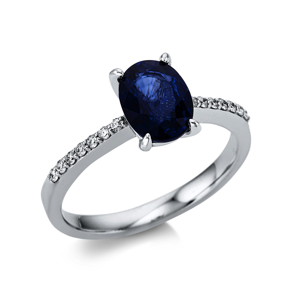 gekleurde stenen klassieke ring - 1Y011