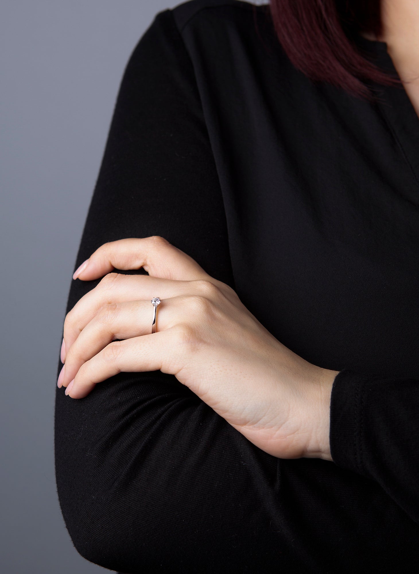 solitaire ring - 1A483