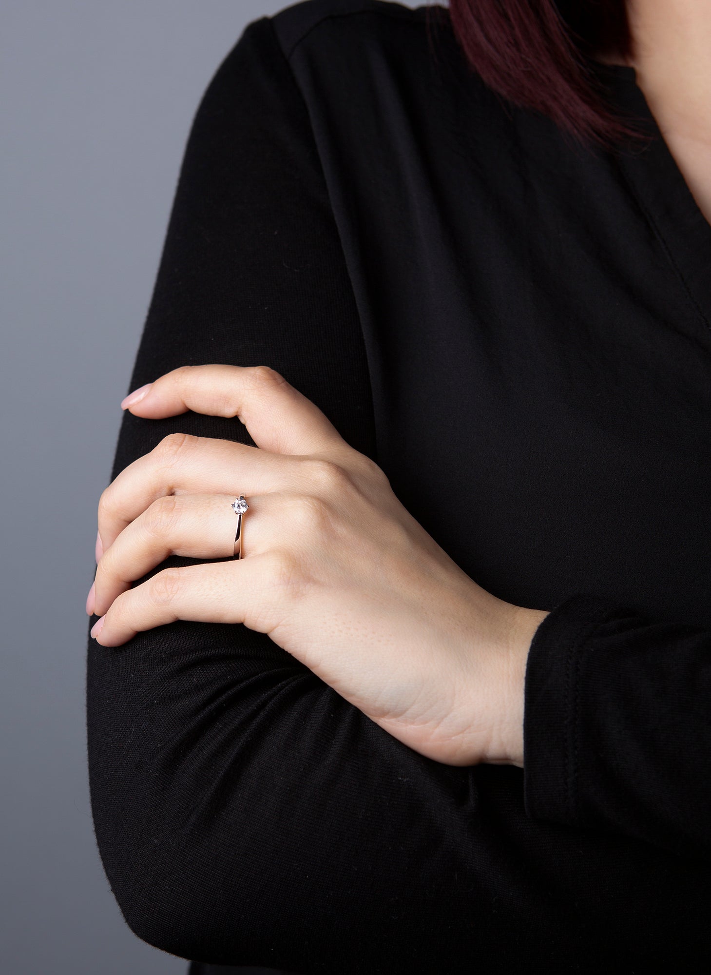 solitaire ring - 1A484