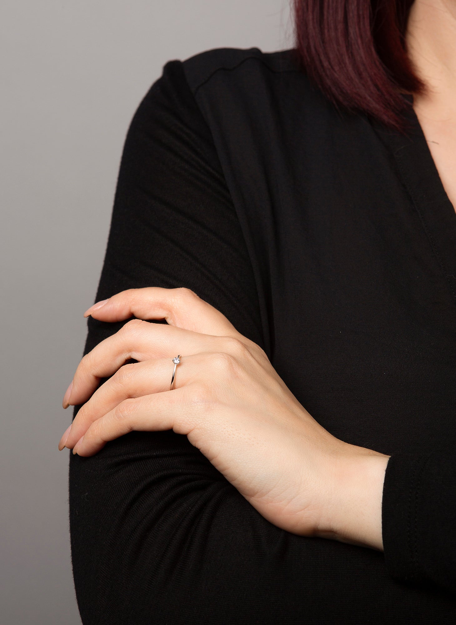 solitaire ring - 1C477