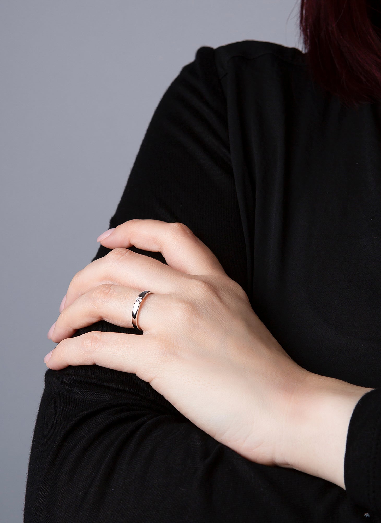 solitaire ring - 1E486