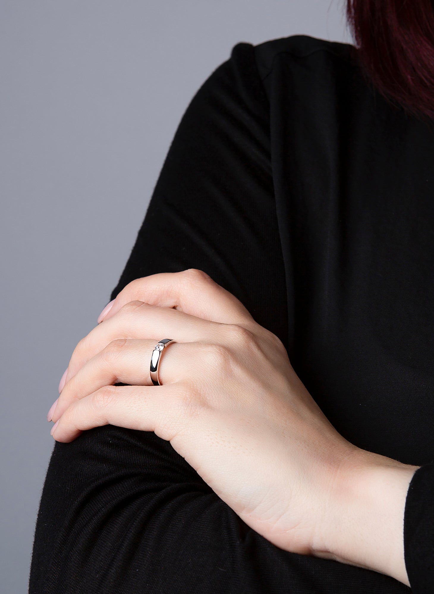 solitaire ring - 1E487