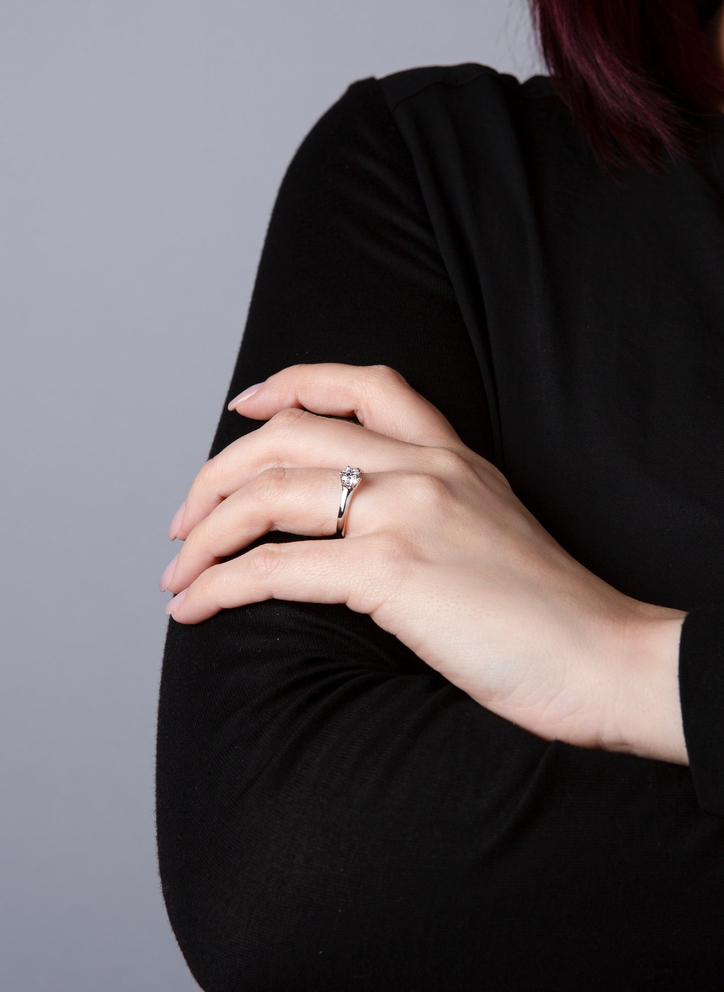 solitaire ring - 1N358