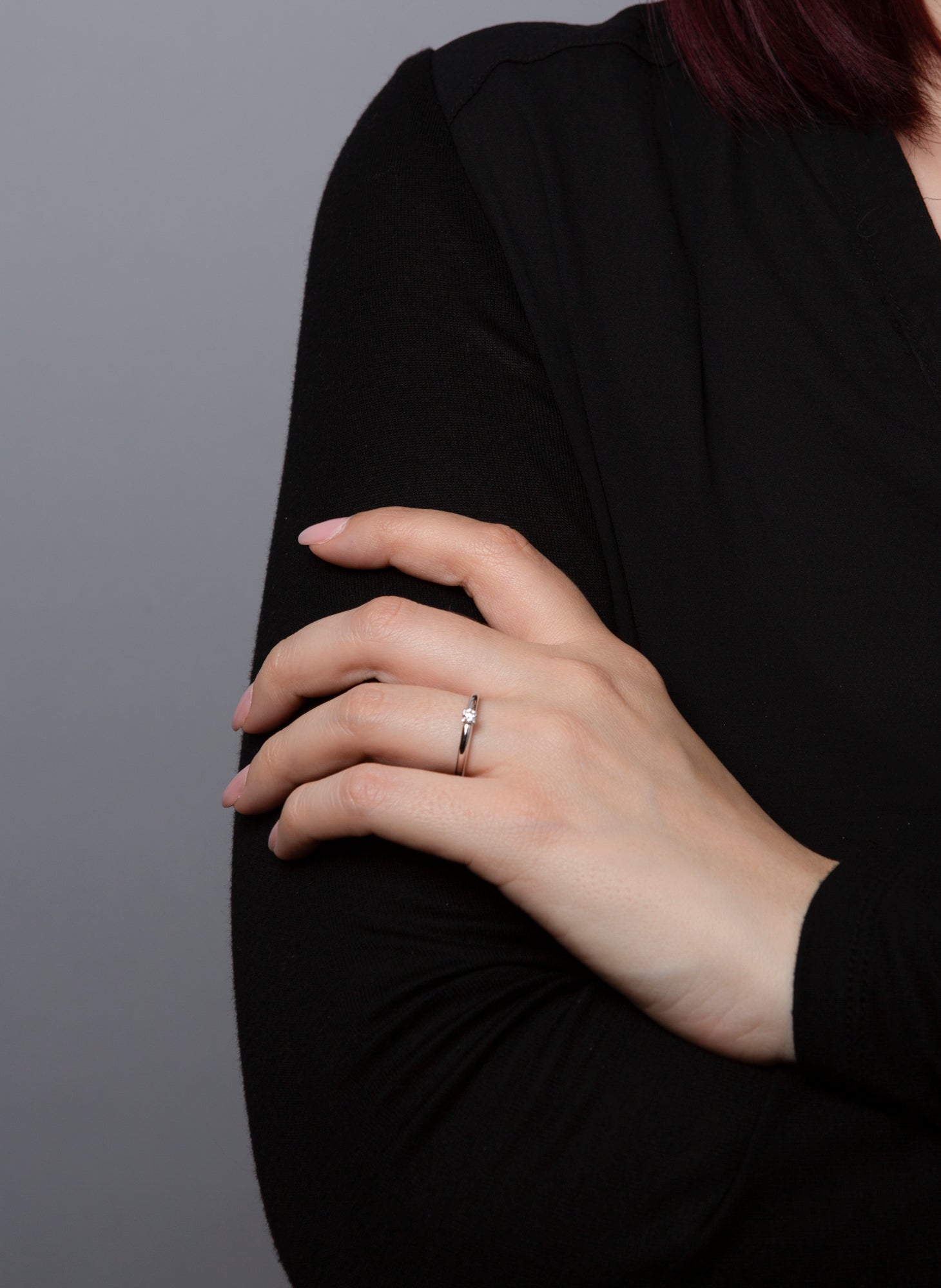 solitaire ring - 1Q412