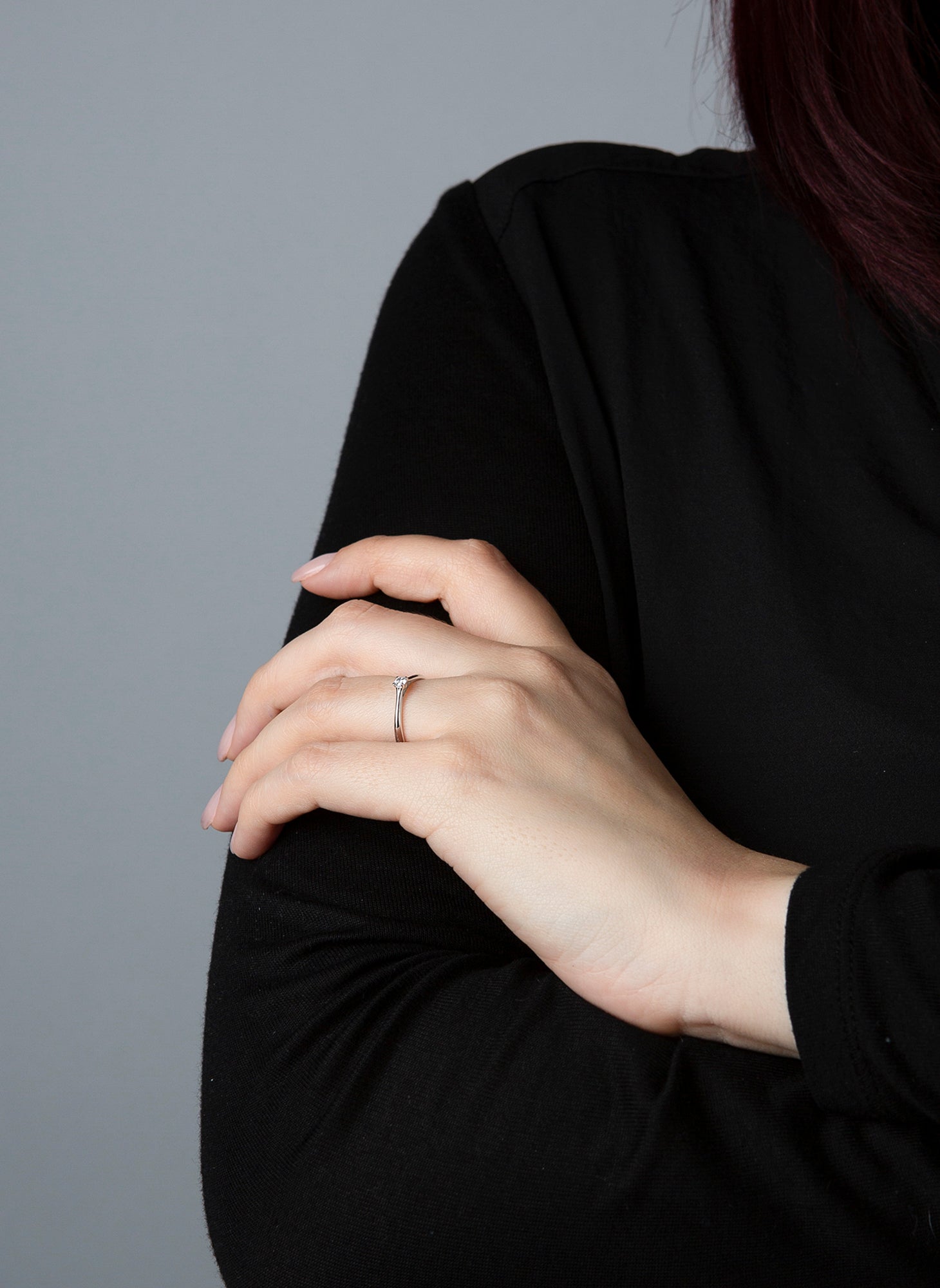 solitaire ring - 1Q715