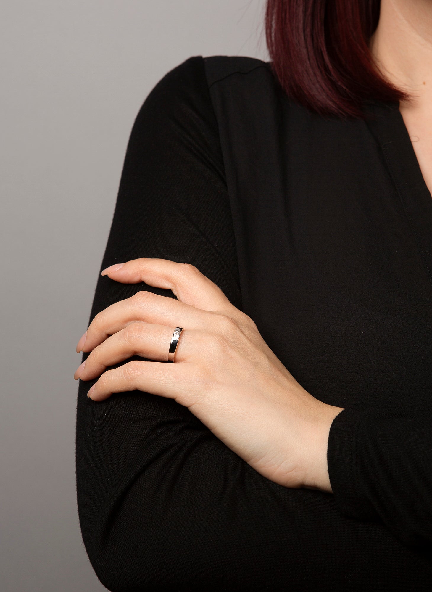solitaire ring - 1T303