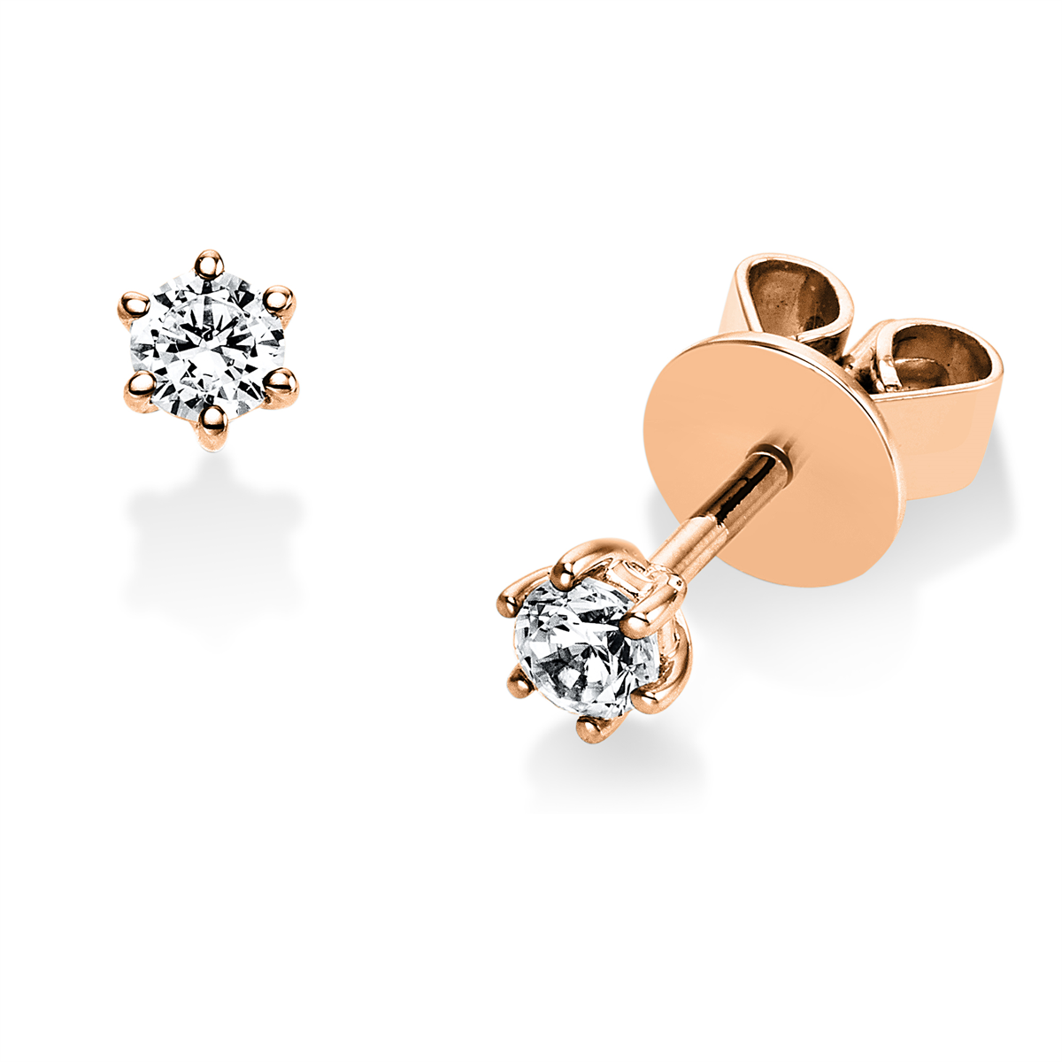 solitaire studs - 2A985