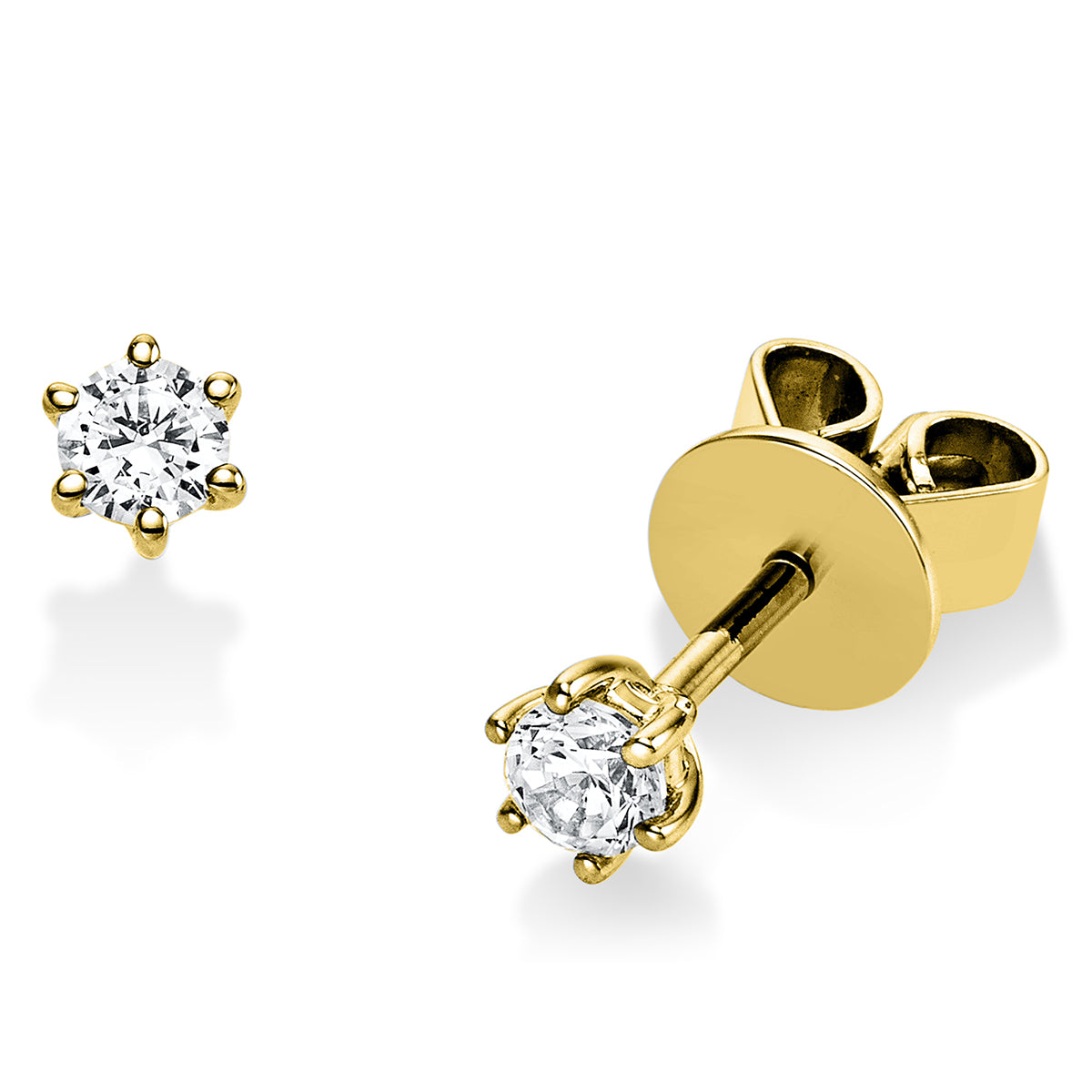 solitaire studs - 2A986