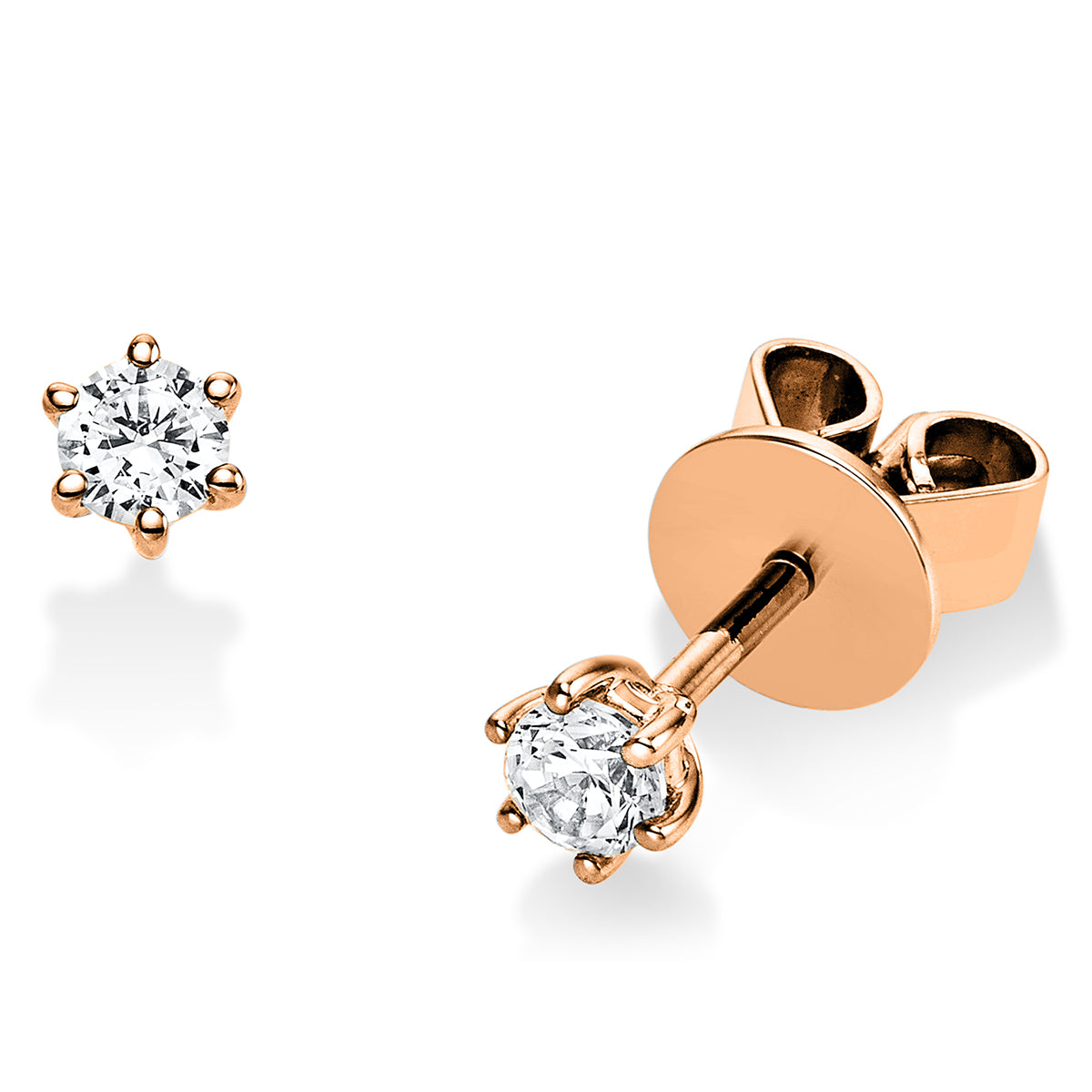 solitaire studs - 2A986