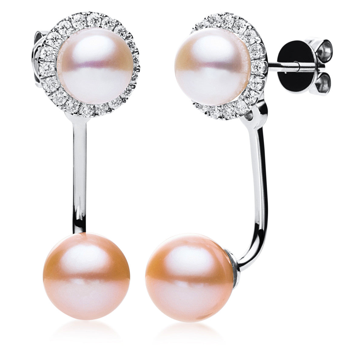 pearl earrings - 2B633