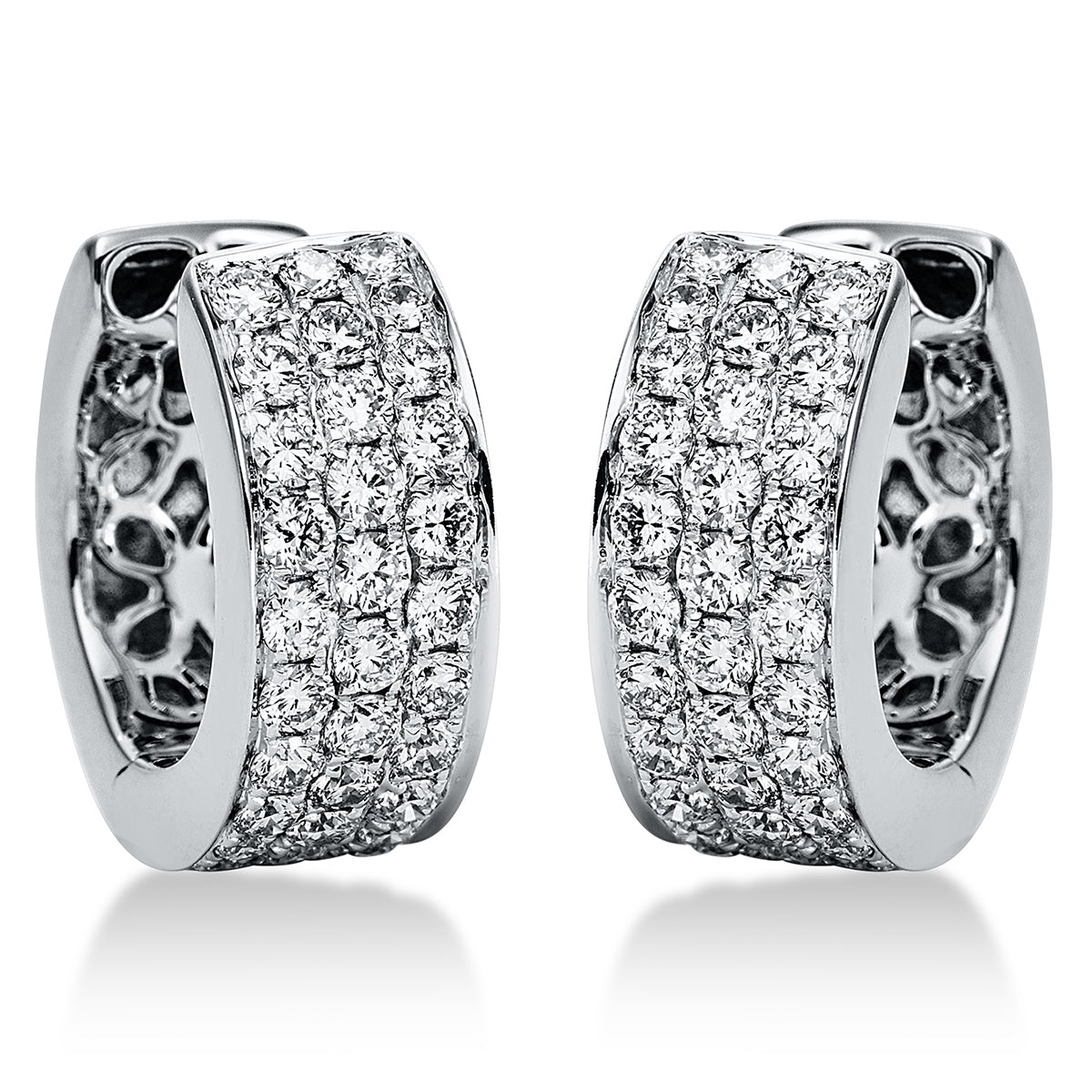 pavé hoops & huggies - 2E350