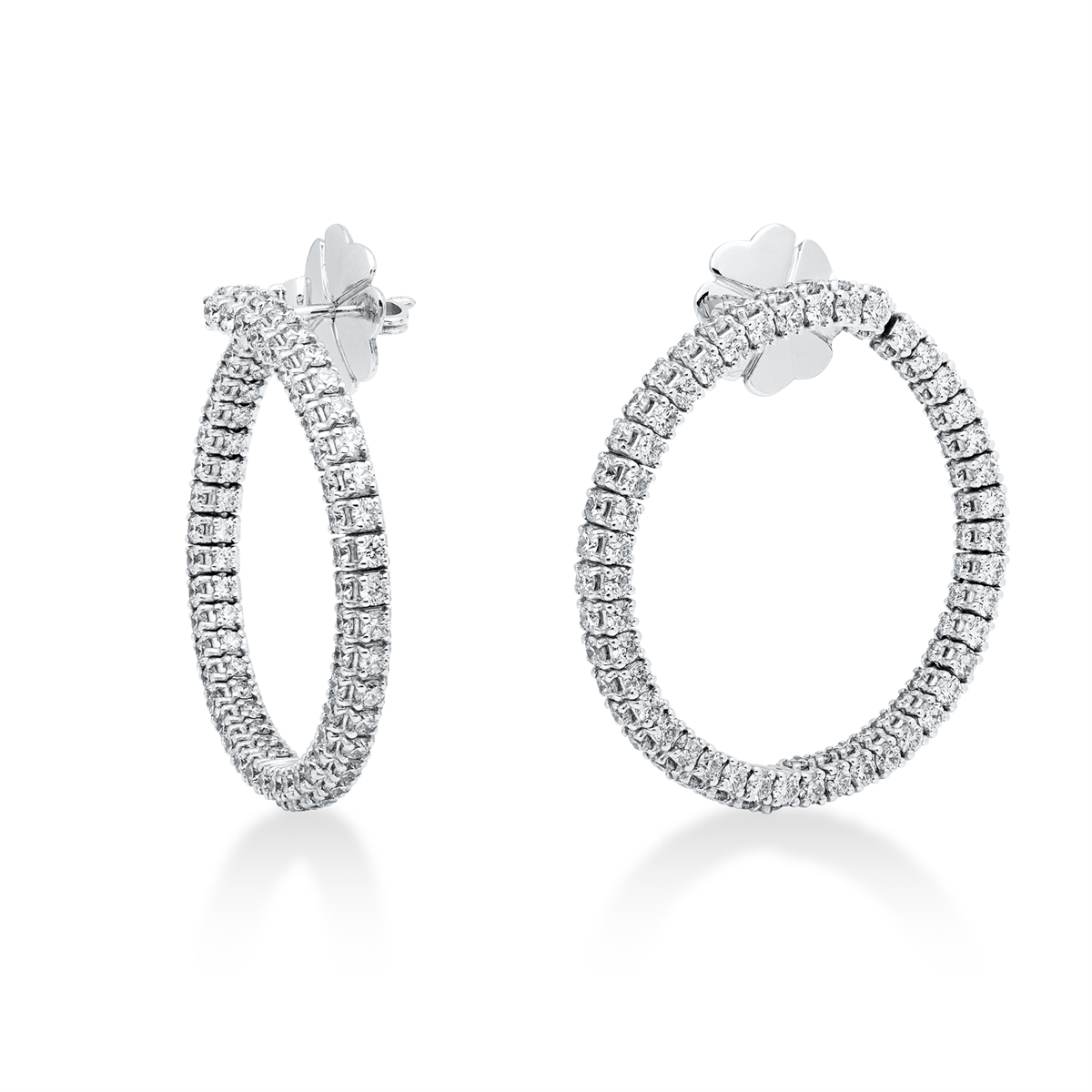 multi-stone hoops & huggies - 2F902