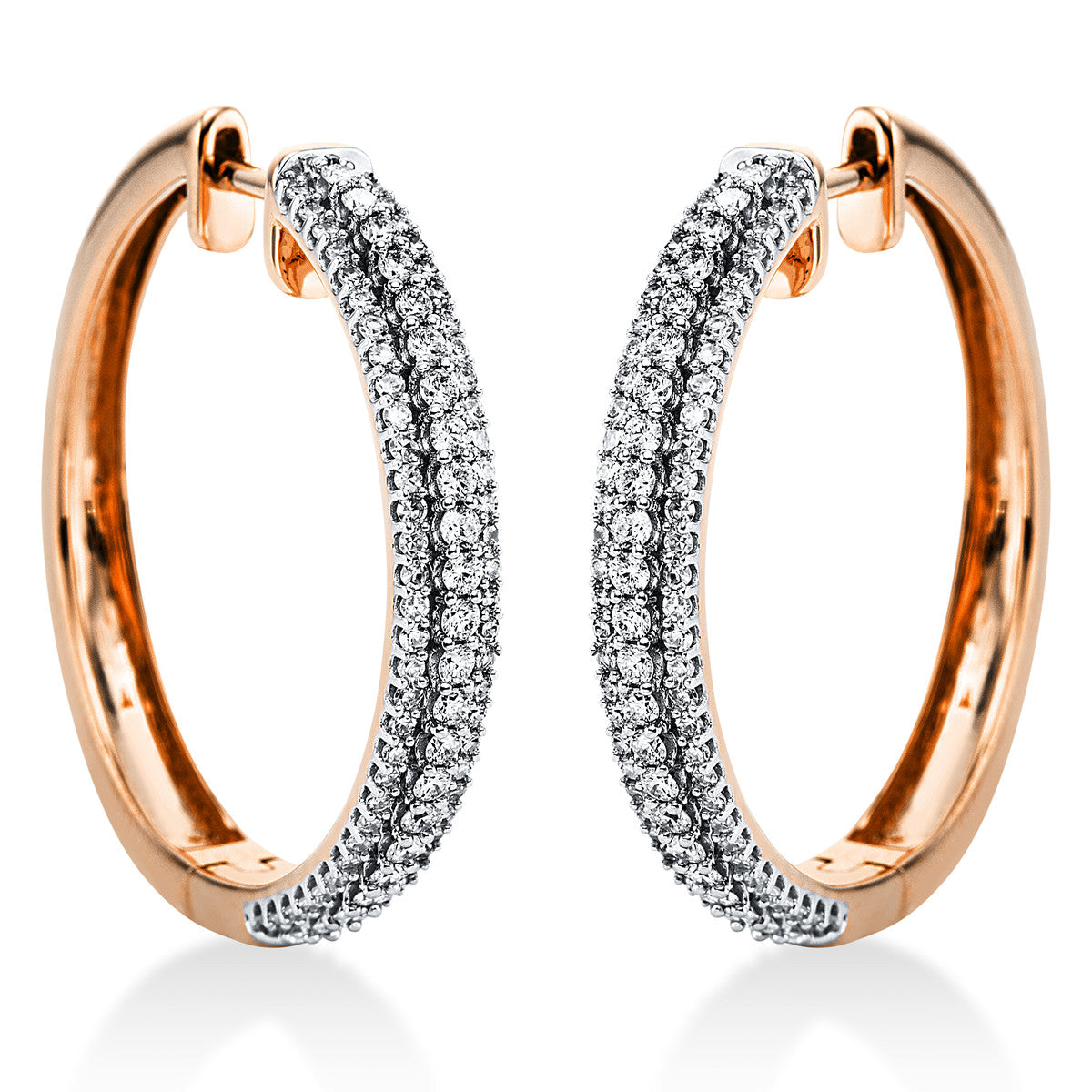 pavé hoops & huggies - 2K083