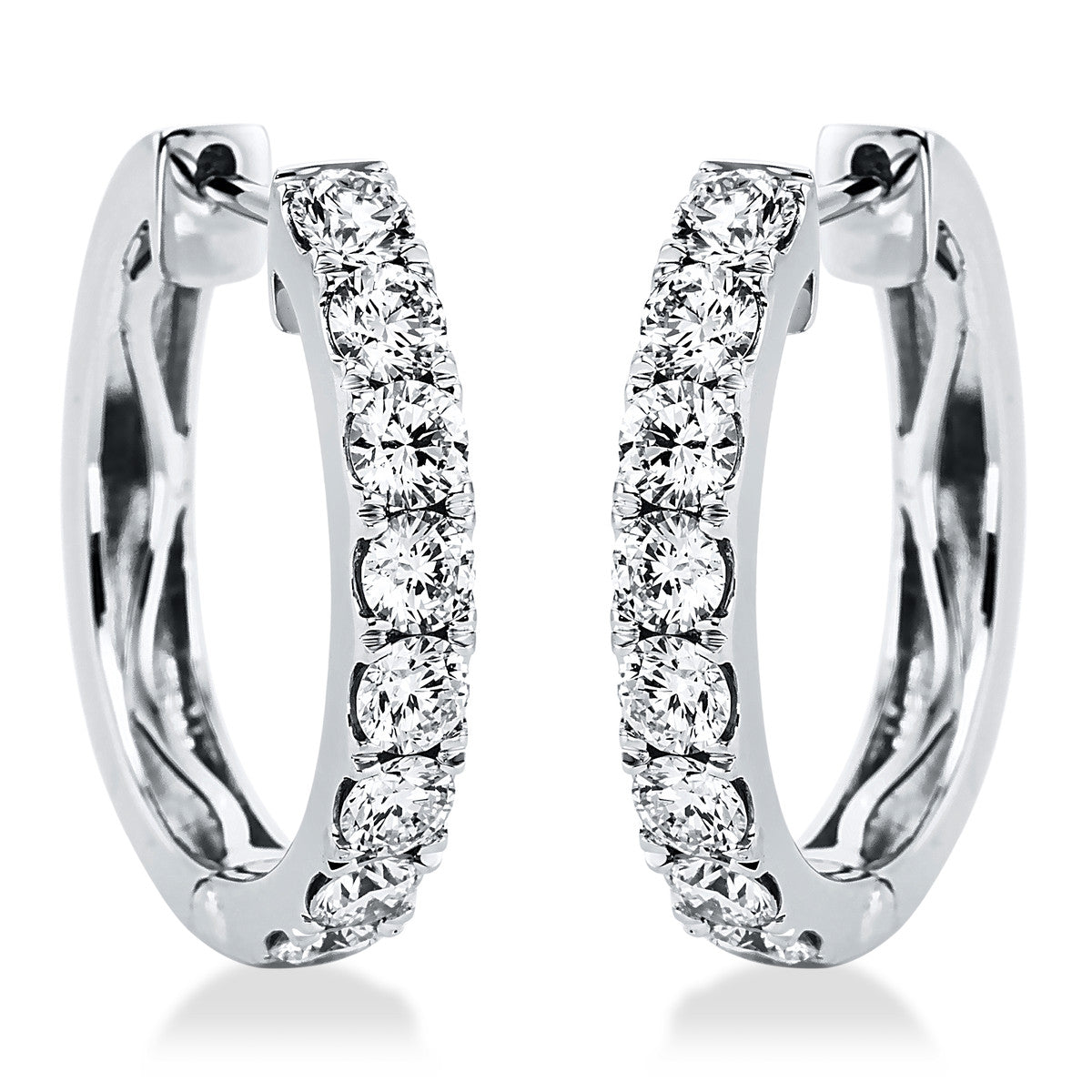 multi-stone hoepels & huggies - 2L300