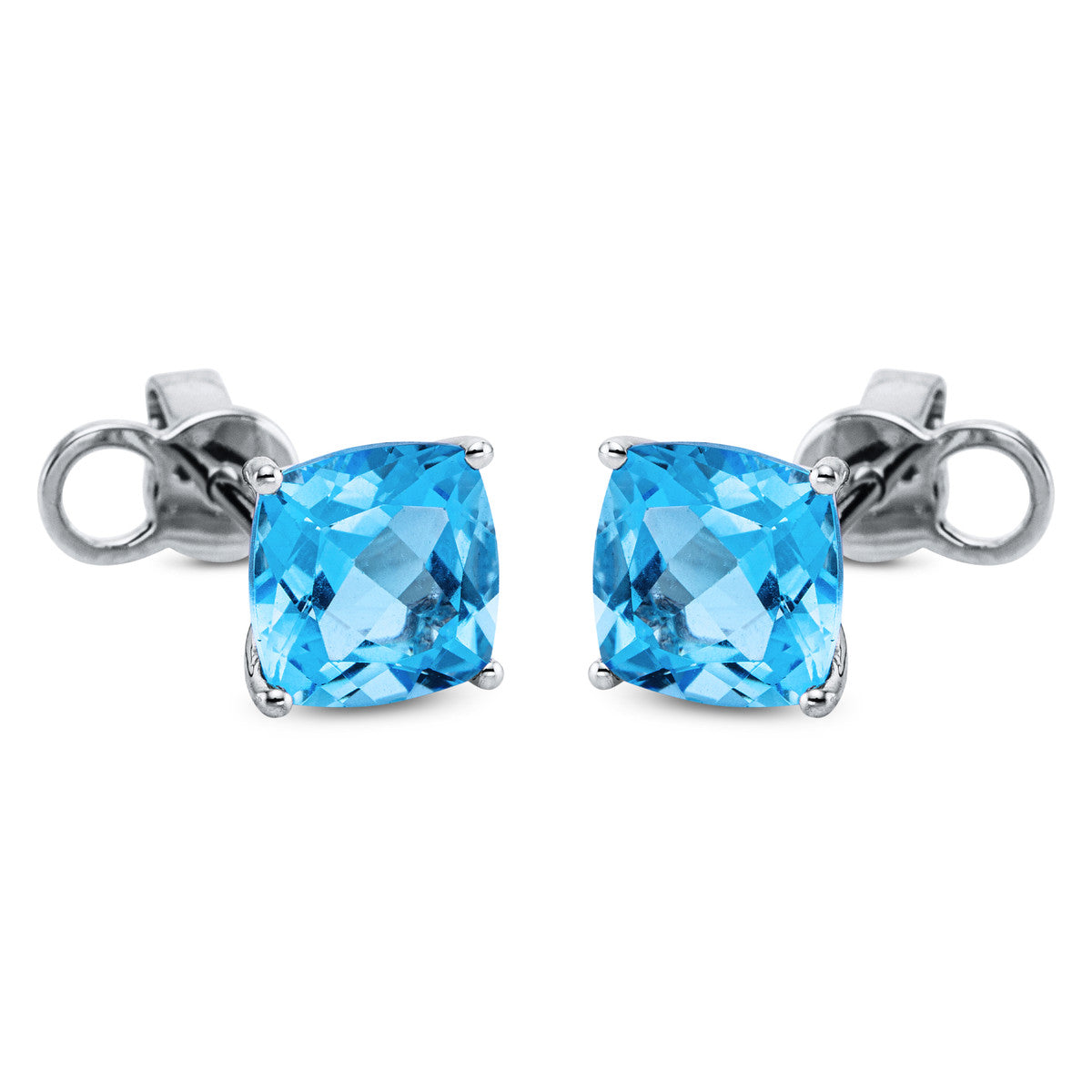colored stone fashion studs - 2L441