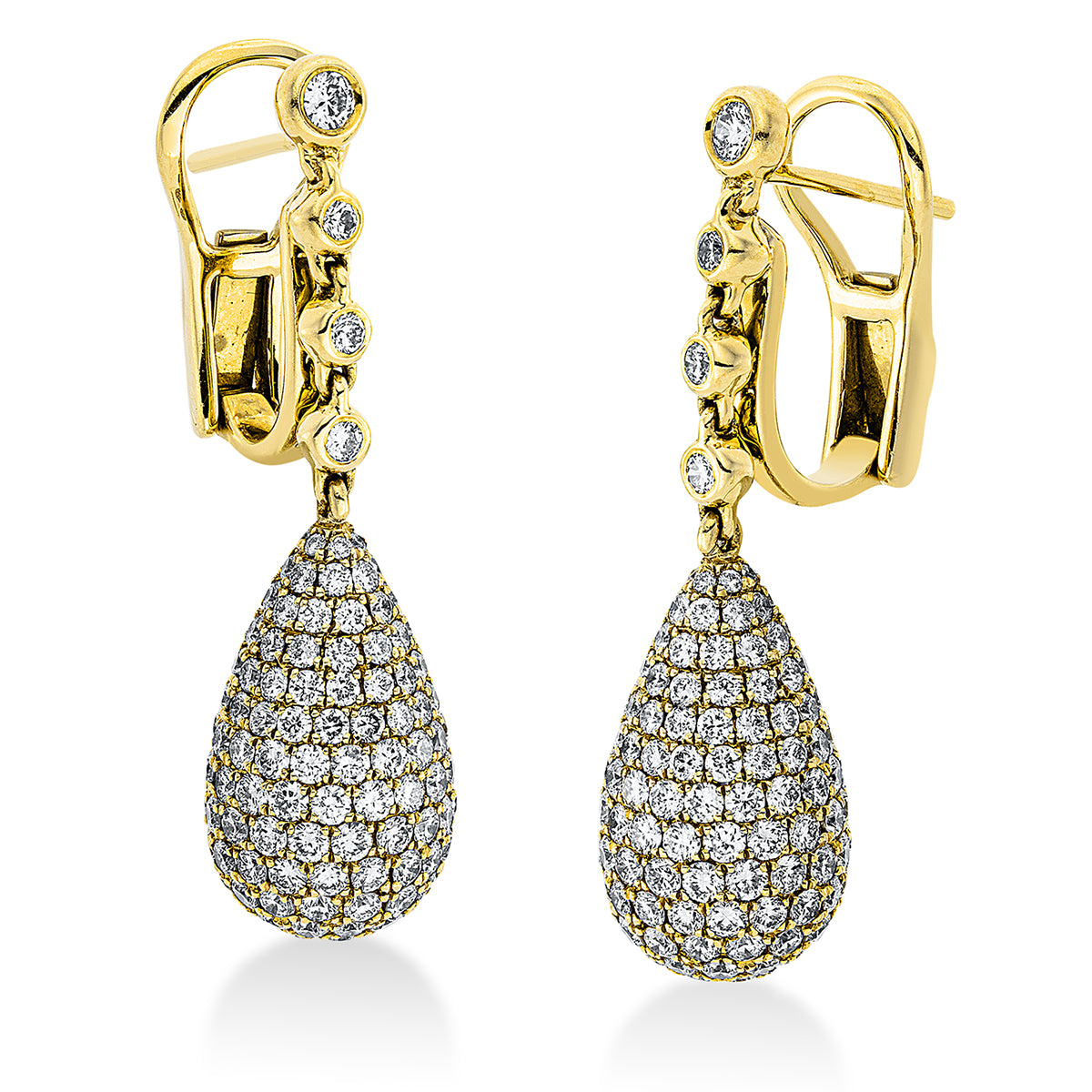pavé earrings - 2L679