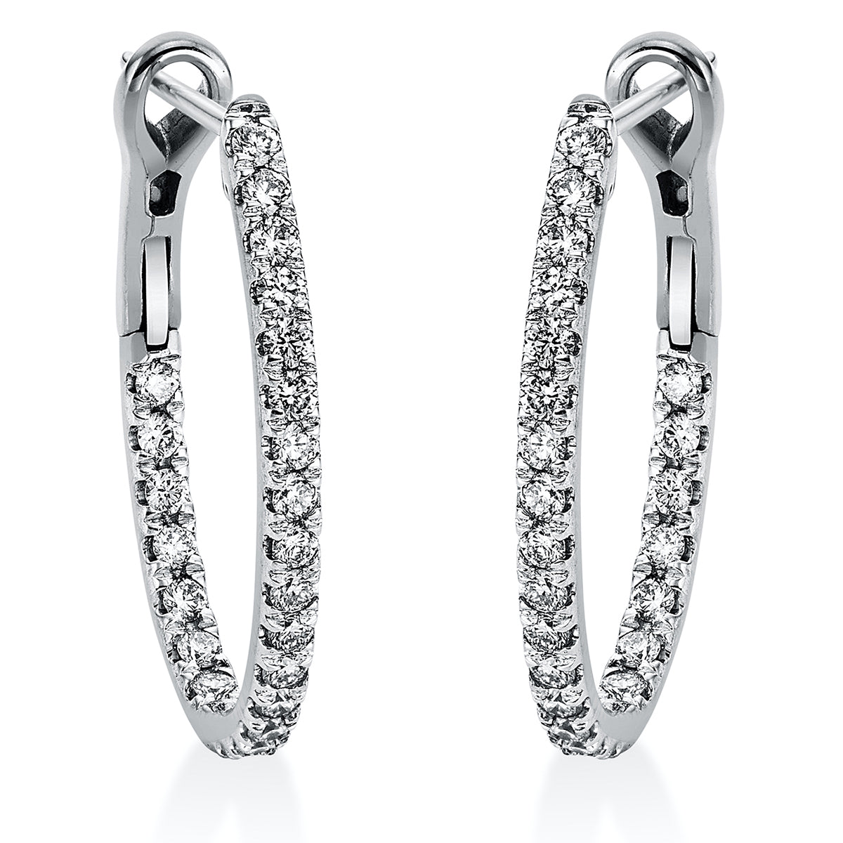 moderne dames oorbellen & huggies - 2M342