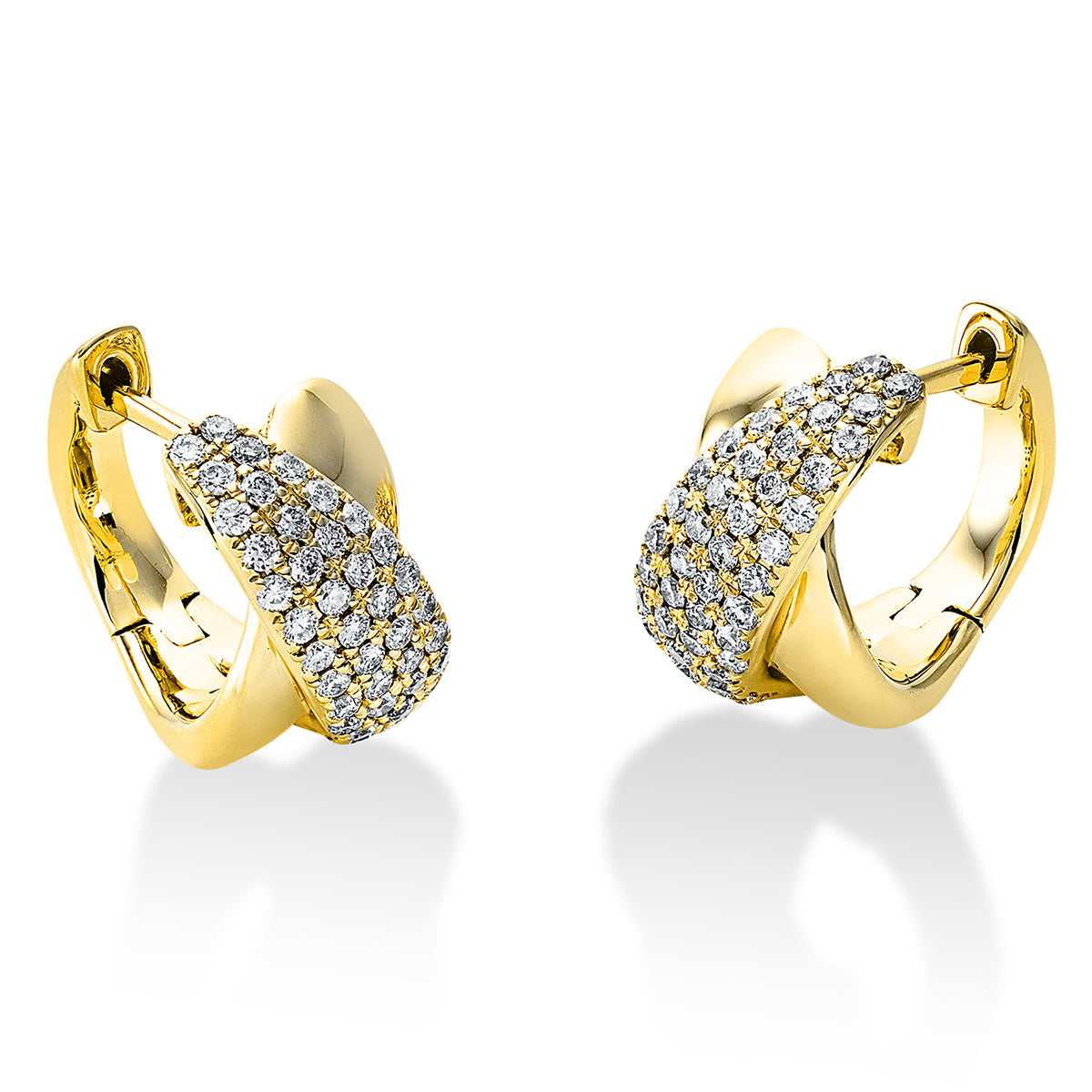 pavé hoops & huggies - 2M825