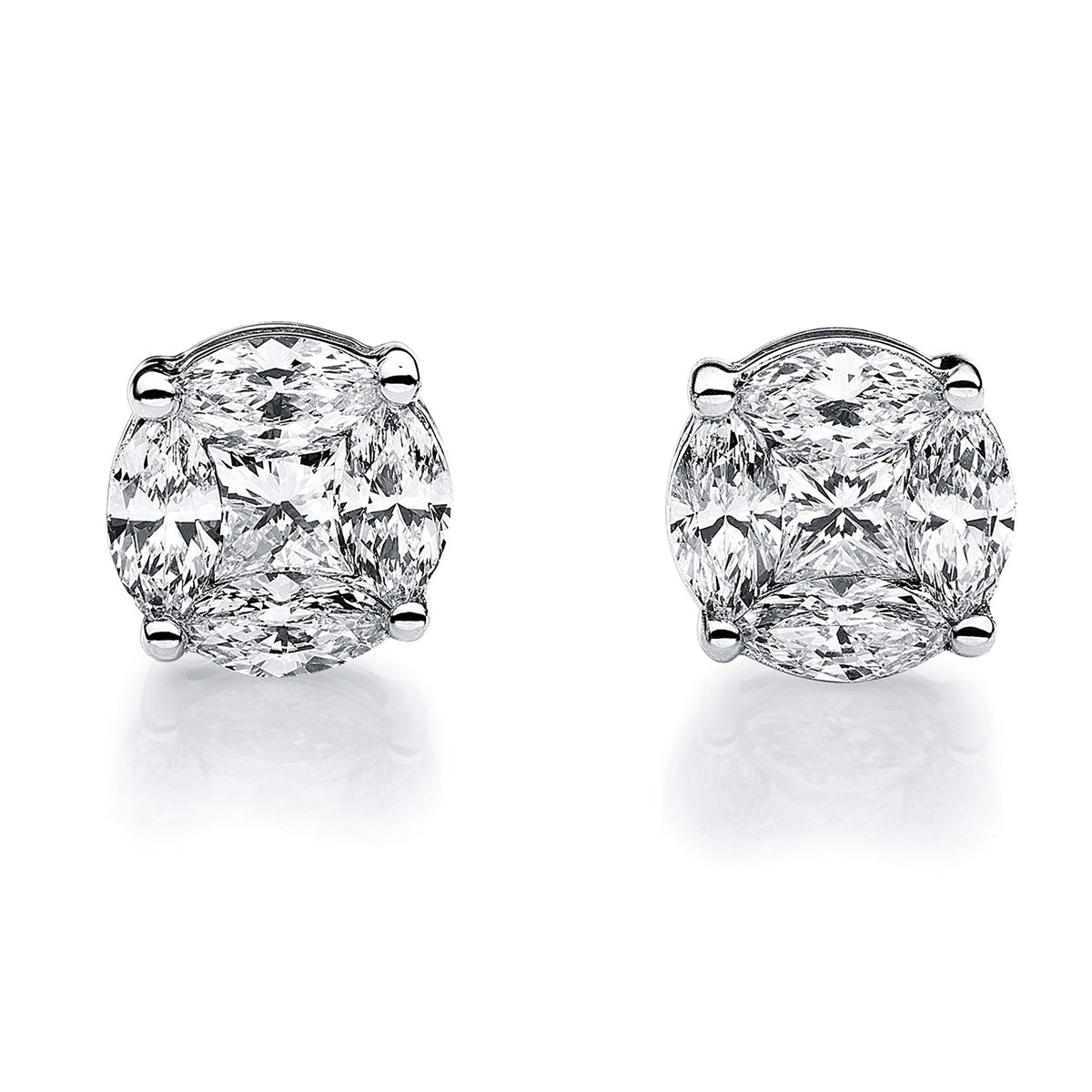 Illusion Classic oorknopjes - 2N433