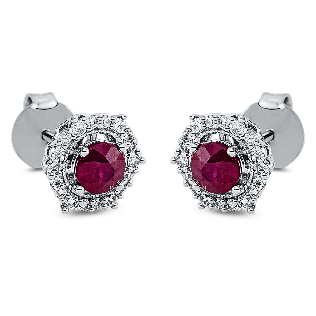 gekleurde stenen klassieke studs - 2N569