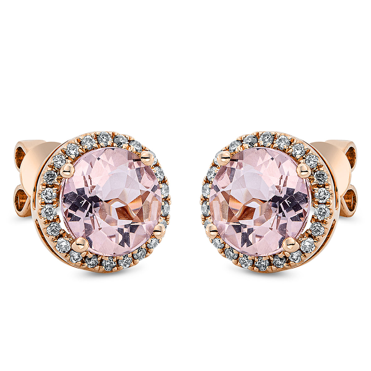 colored stone fashion studs - 2N842