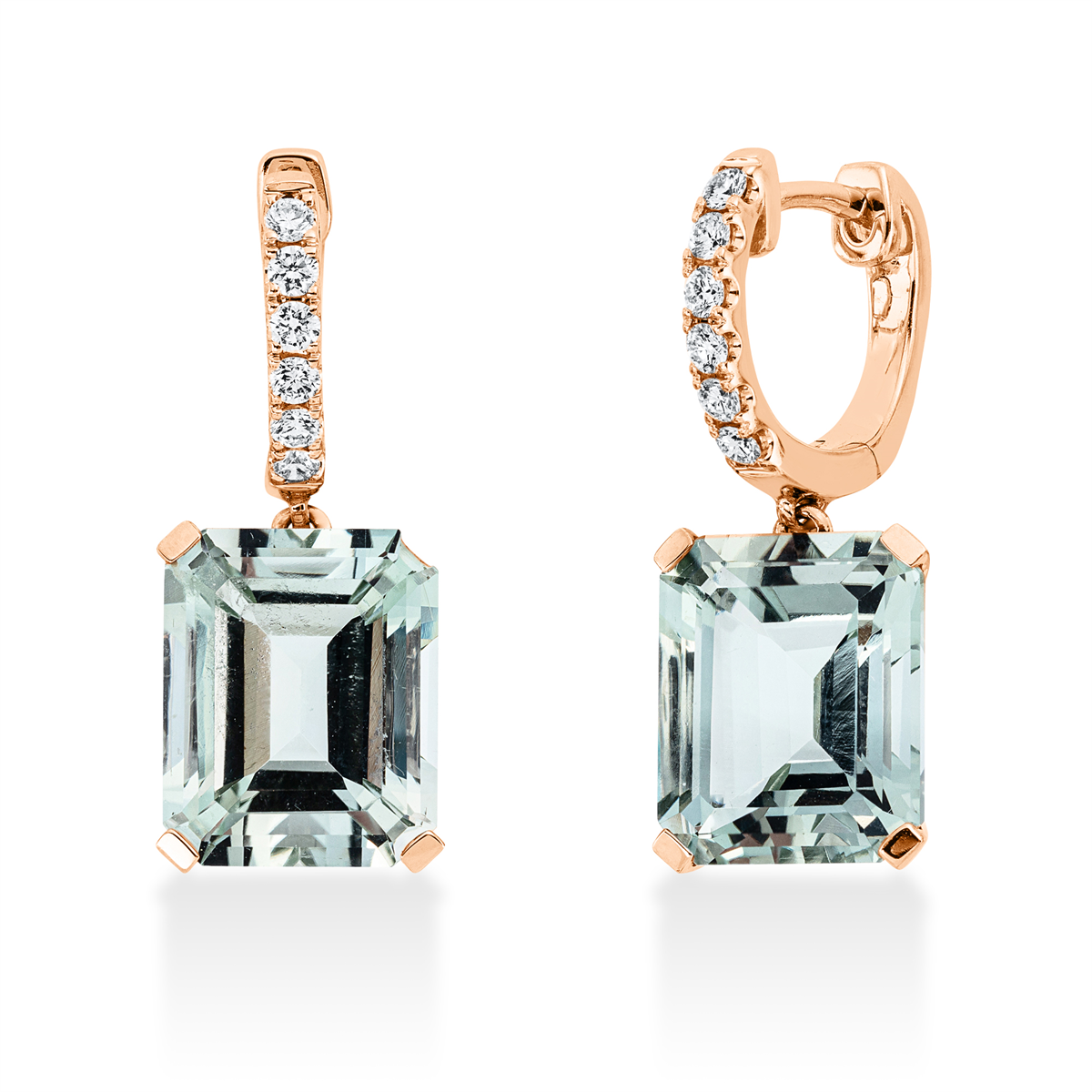 colored stone fashion earrings - 2N855