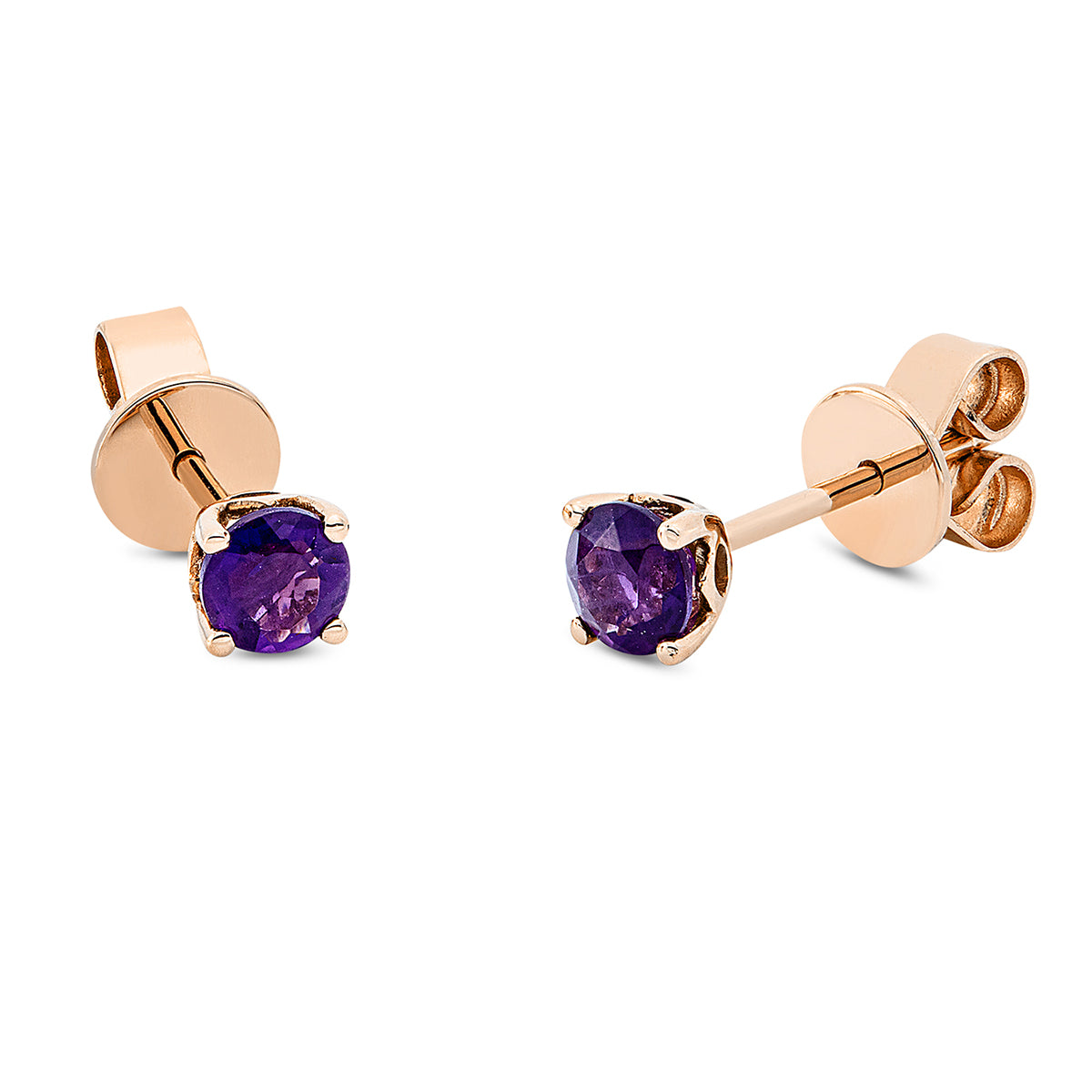 colored stone fashion studs - 2N947