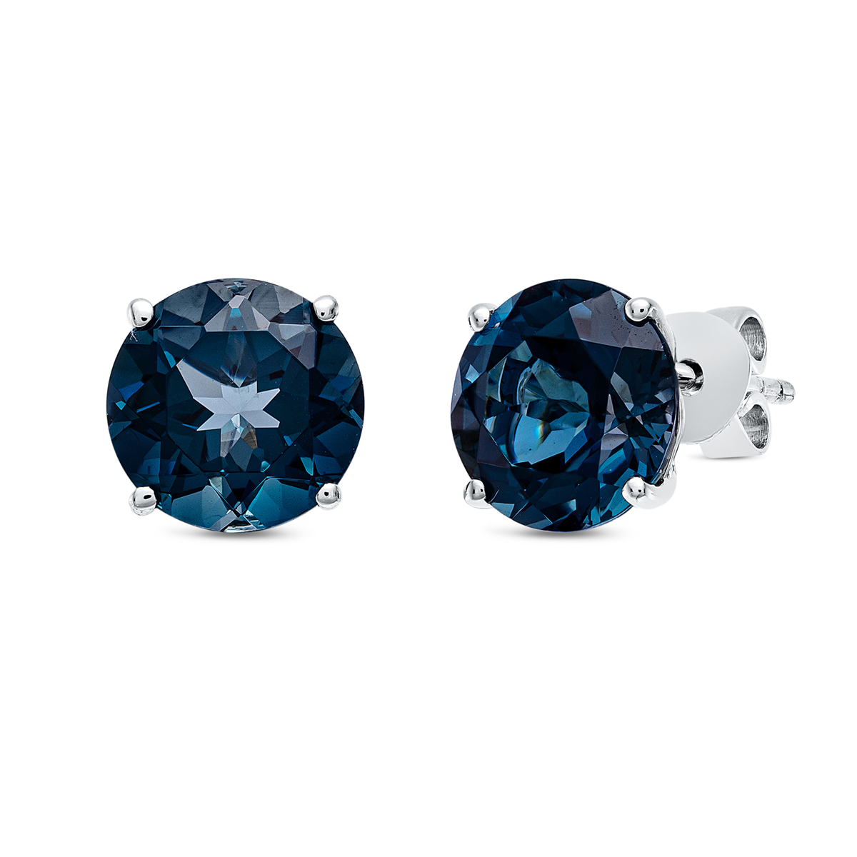colored stone fashion studs - 2O599