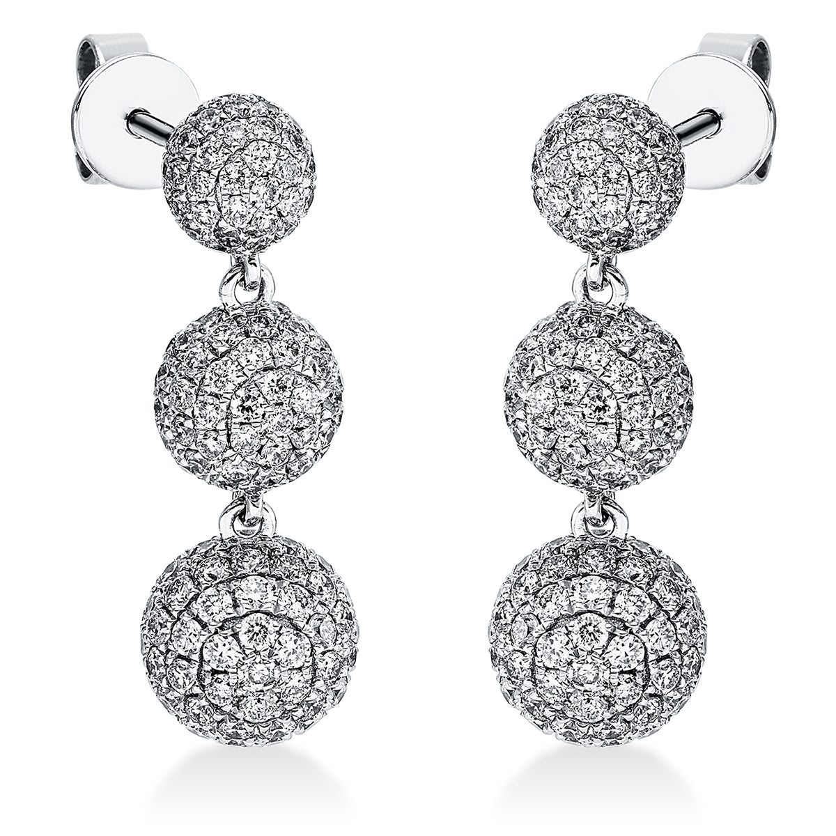 pavé oorbellen - 2P123