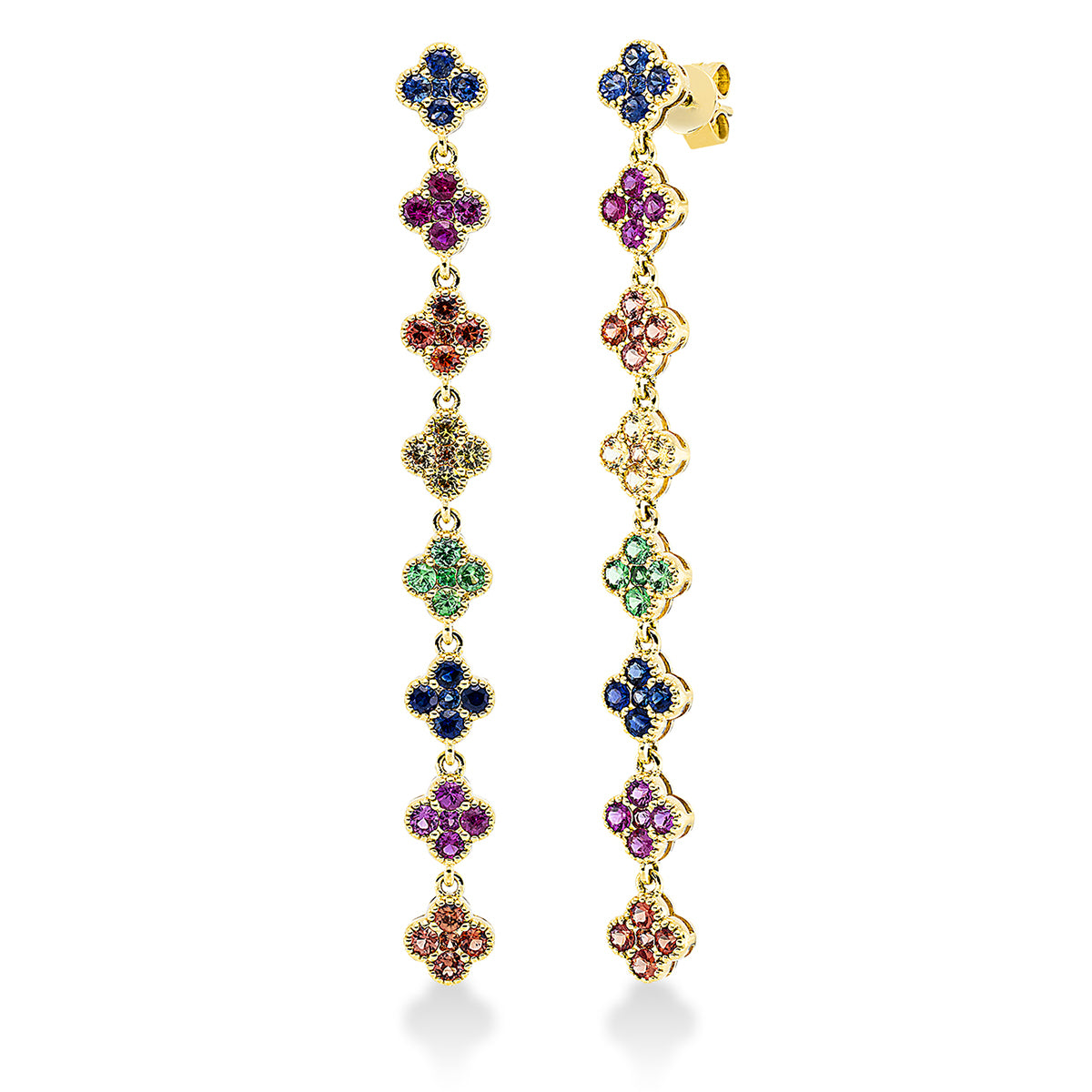 rainbow & multicolor earrings - 2Q381