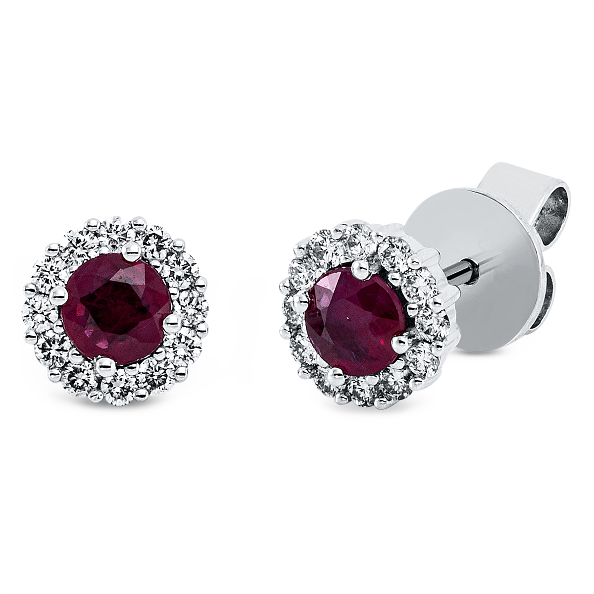 colored stone classic studs - 2Q779