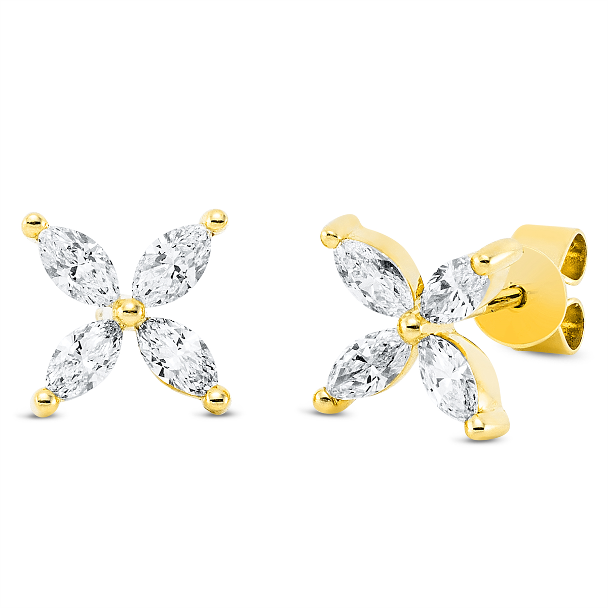 modern woman studs - 2R027