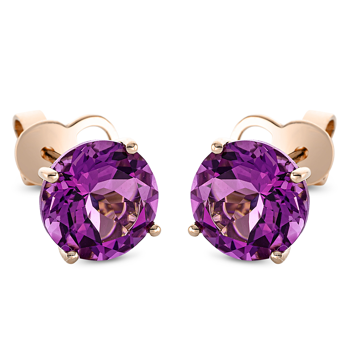 colored stone fashion studs - 2S386