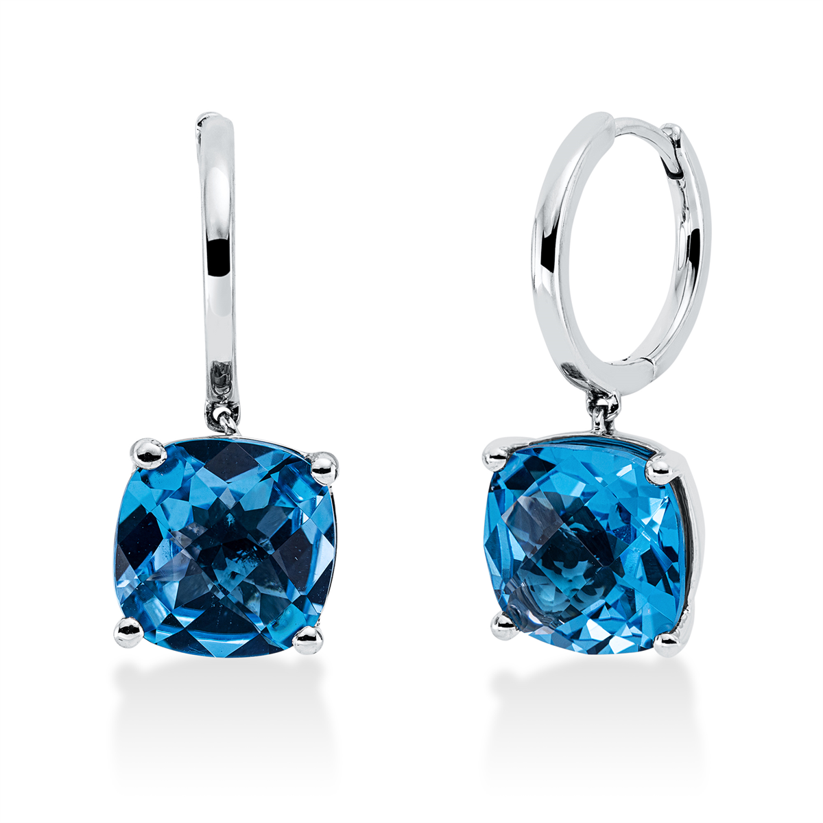 colored stone fashion earrings - 2S541