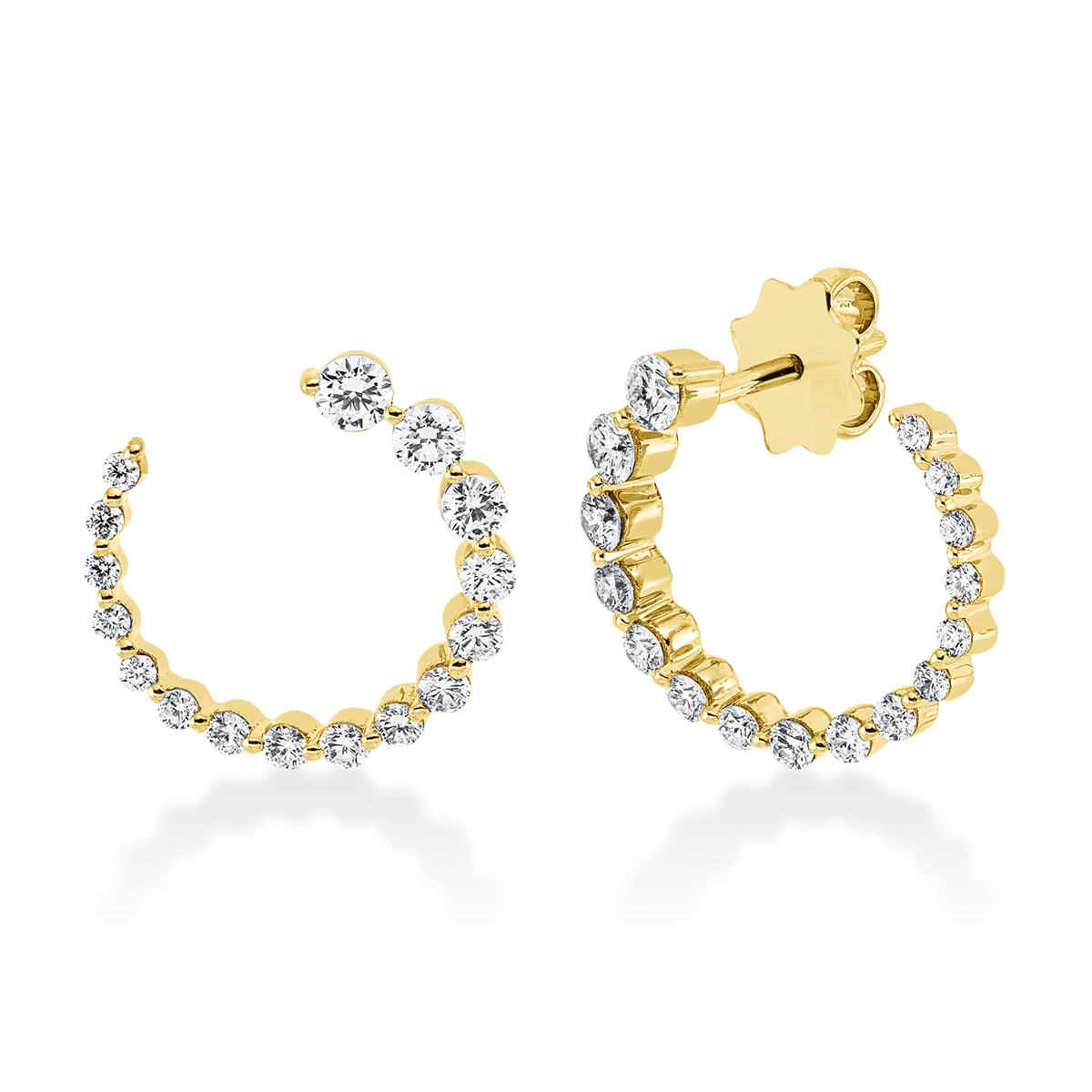 modern woman studs - 2T234